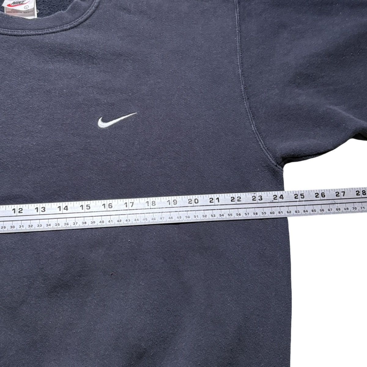 Nike Vintage 90s Nike Black Pullover Crewneck Sz L Swoosh USA Size US L / EU 52-54 / 3 - 5 Thumbnail