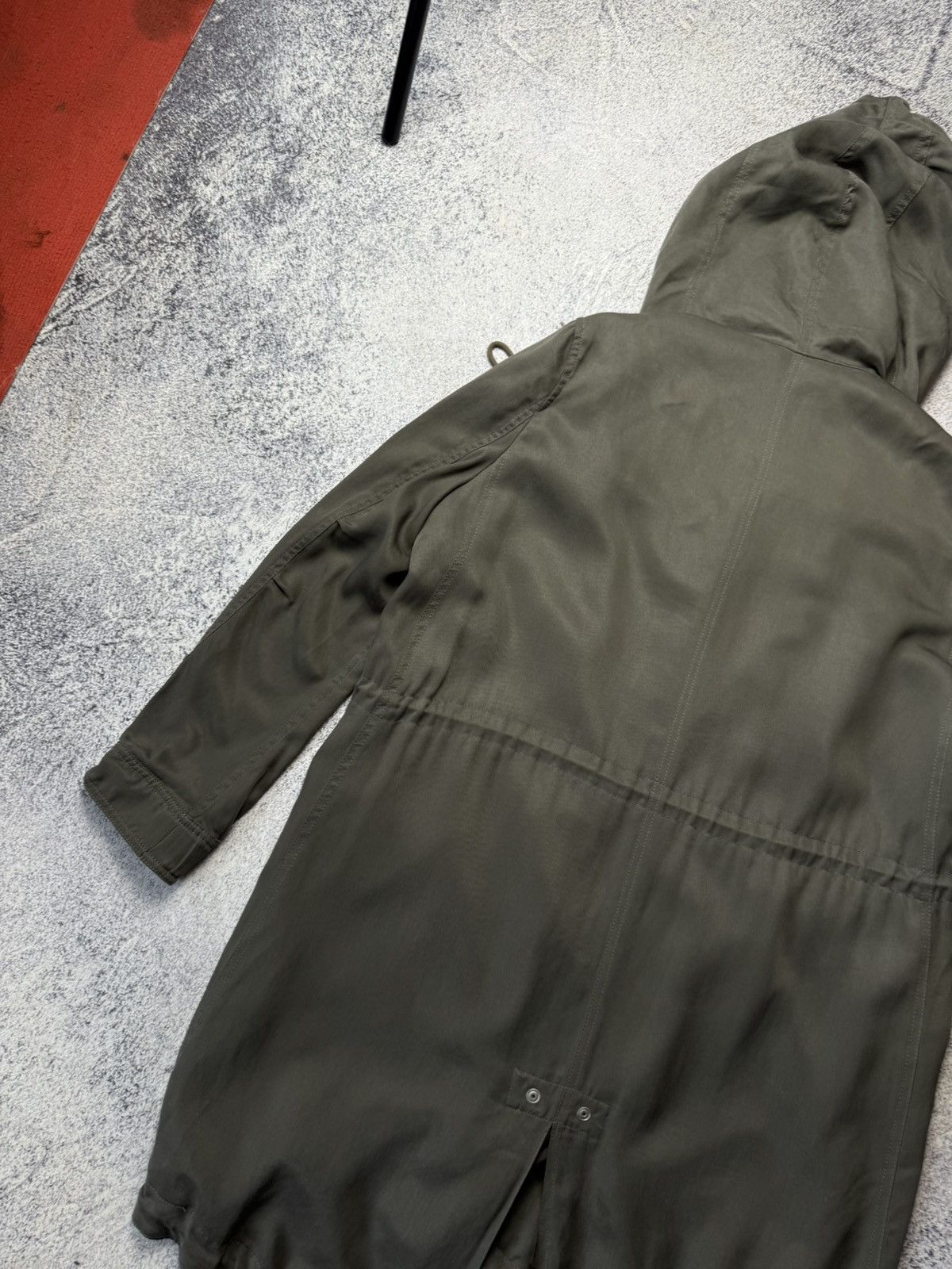 Allsaints Vintage ALLSAINTS PORTERE KHAKI PARKA COAT Japanese Y2K Size L / US 10 / IT 46 - 21 Thumbnail