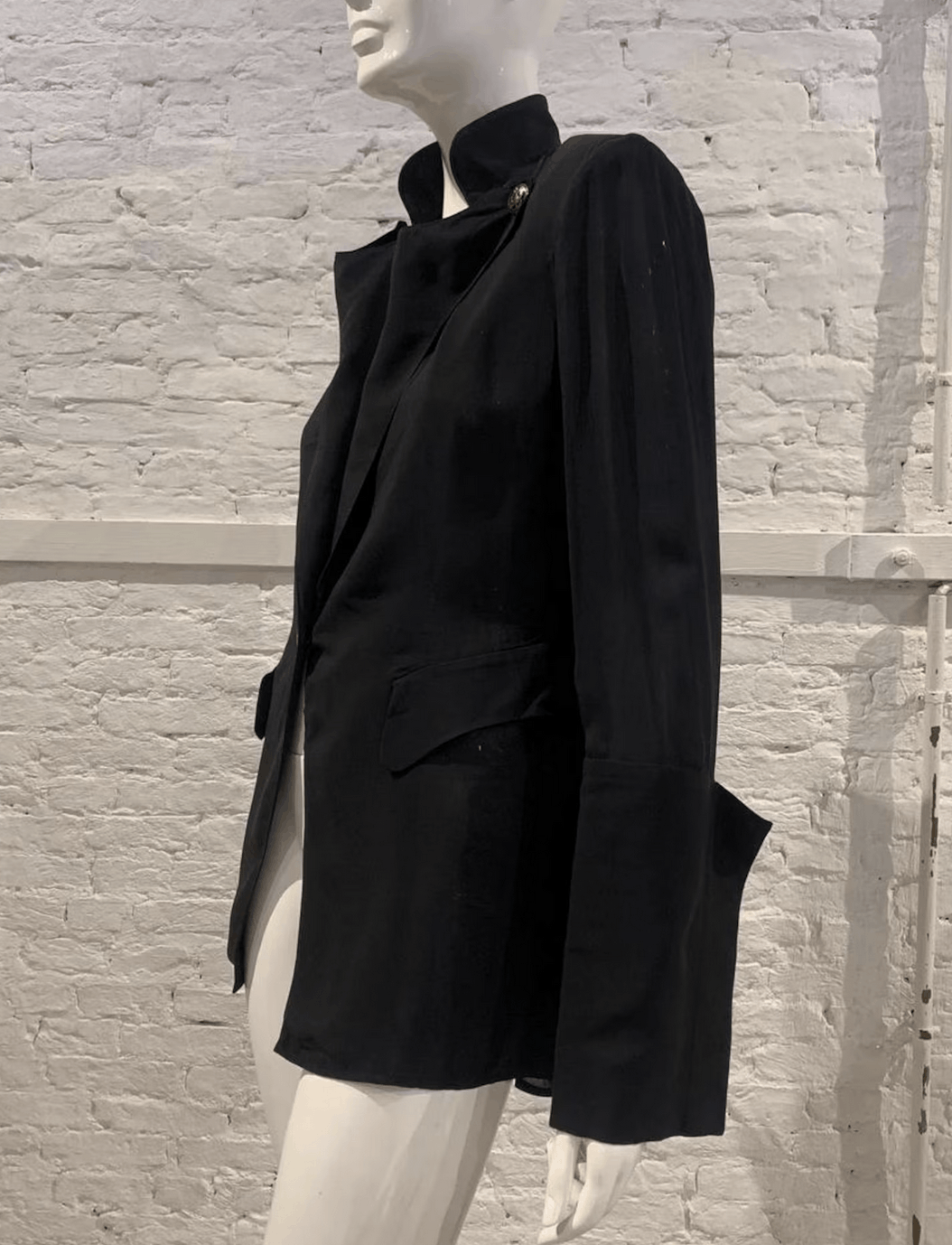 Balenciaga Balenciaga by Nicolas Ghesquière, S/S 2005 black jacket Size XS / US 0-2 / IT 36-38 - 1 Thumbnail