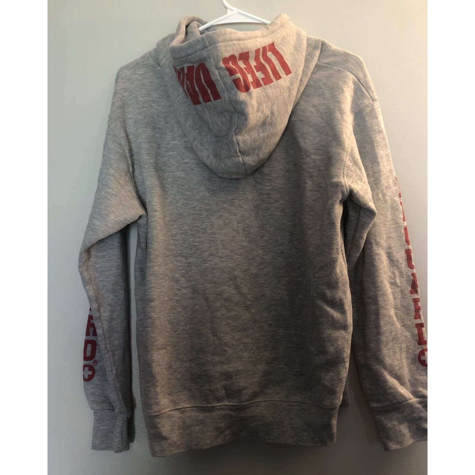 Logo 7 Lifeguard Hoodie Ocean City Md Logo Gray Pullover Sweatshirt Adult M Sz Medium M Size US M / EU 48-50 / 2 - 5 Thumbnail