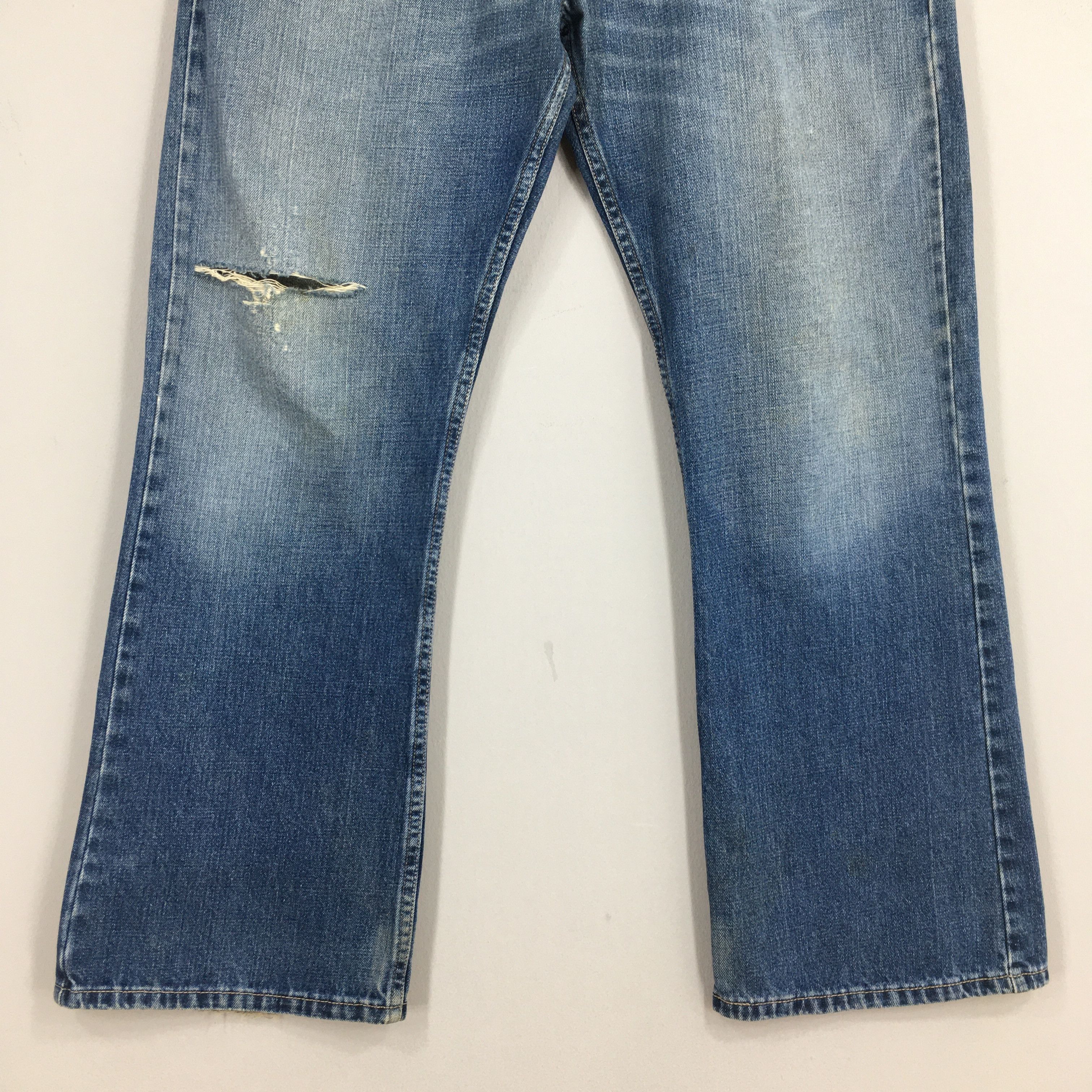 Levi's Size 34x29 Vintage Levi's 527 Low Bootcut Jeans S196 Size US 34 / EU 50 - 4 Thumbnail