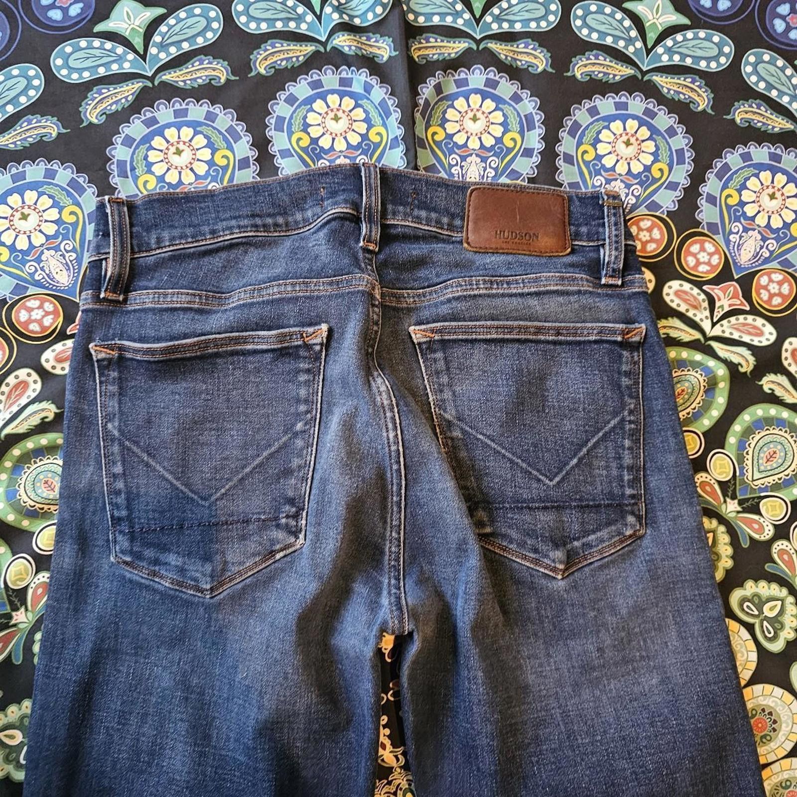 Hudson Hudson Men's Blue Jeans Size US 31 - 6 Thumbnail