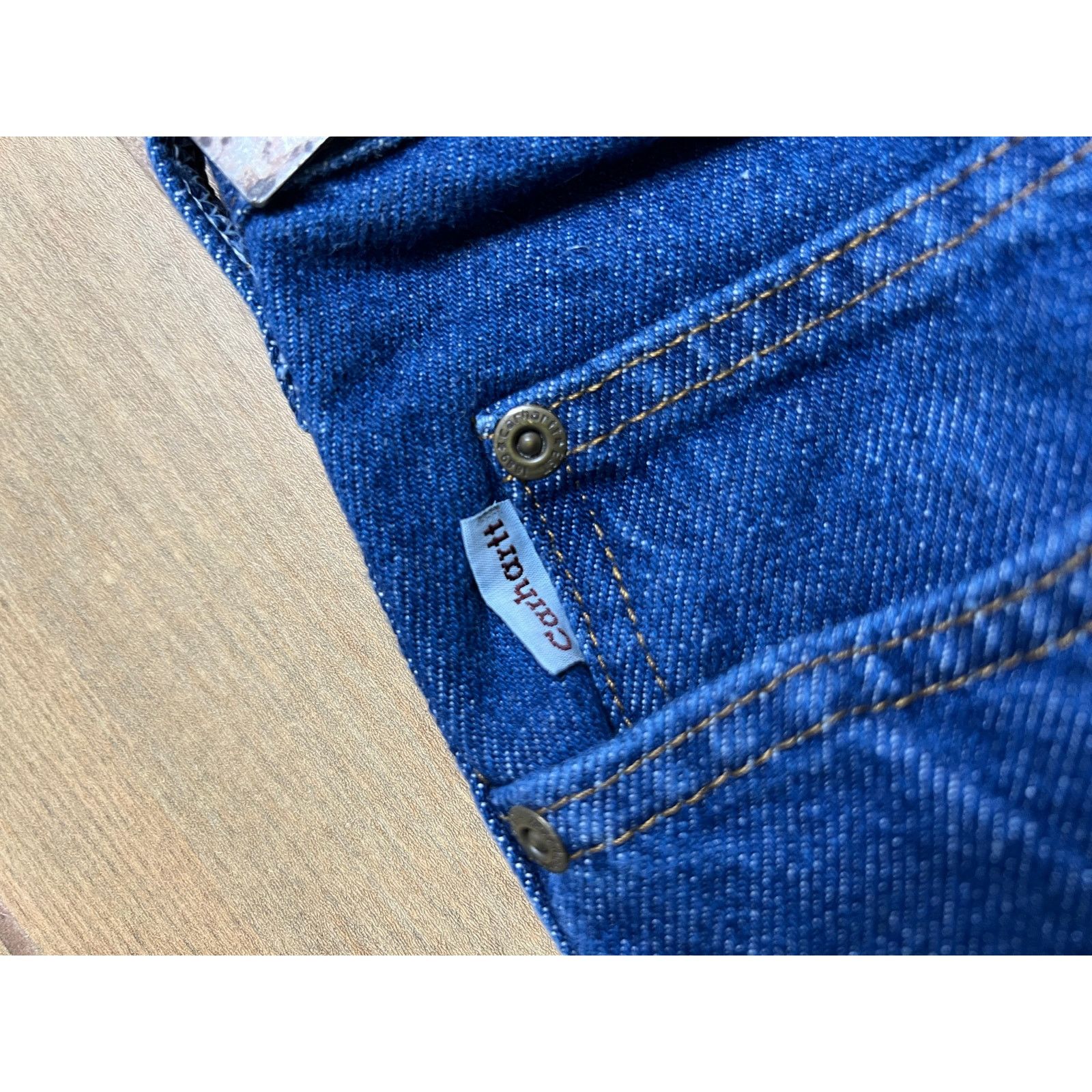 Carhartt Carhartt Jeans Mens 34x34 Blue Denim Utility Work Pants Y2K Size US 34 / EU 50 - 5 Thumbnail
