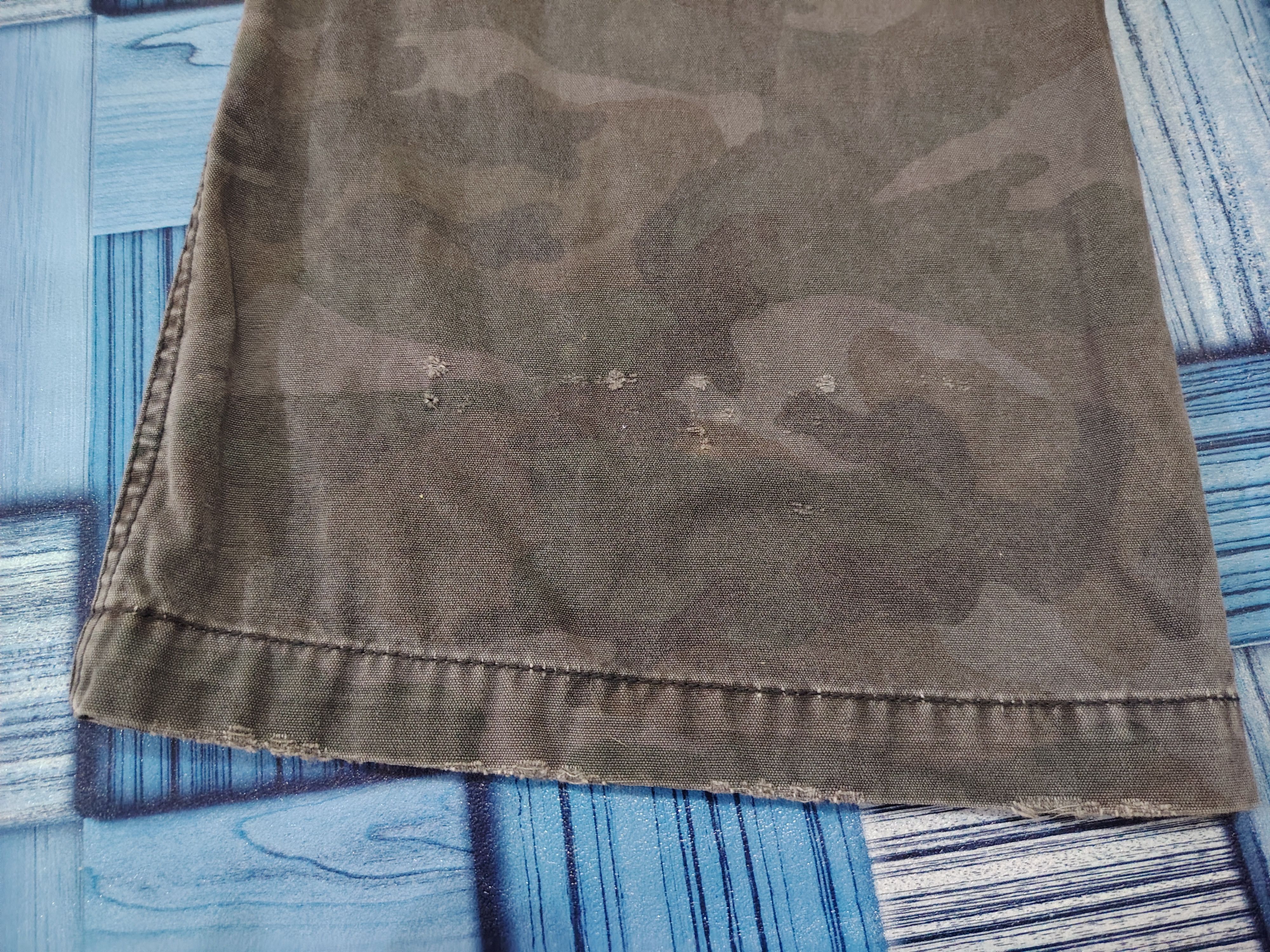 Vintage Vtg Camou Cargo Flared & Army Pocket chest rig tactical Size US 33 - 14 Thumbnail