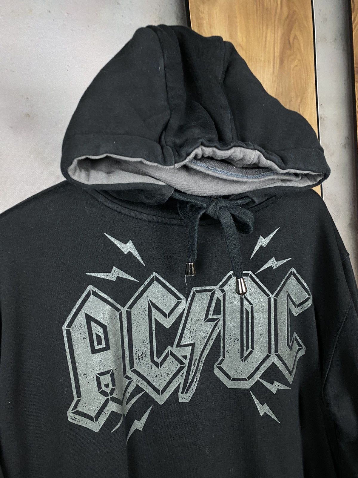 AC/DC 🎸Vintage Hoodie AC/DC Ninja Big Logo Oversized Fit Rock Tee🎸 Size US XL / EU 56 / 4 - 4 Thumbnail