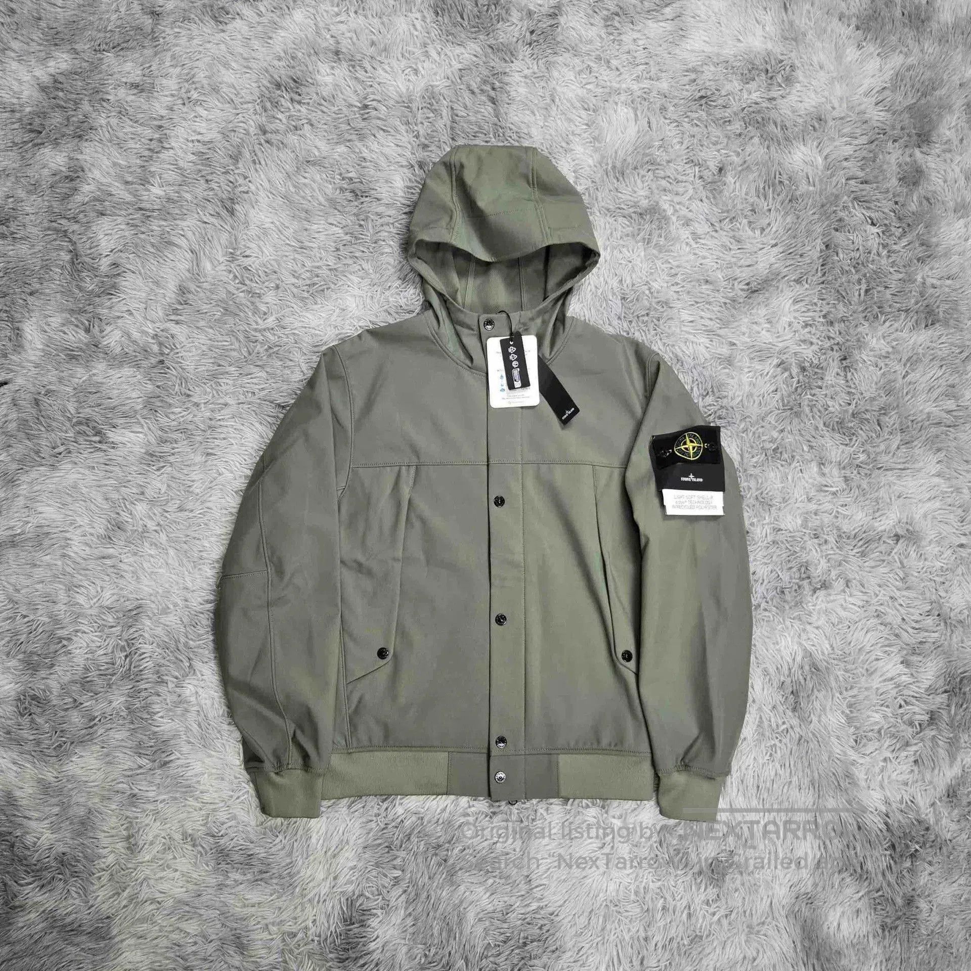 Stone Island stone island soft shell hooded jacket for men. Size US M / EU 48-50 / 2 - 1 Thumbnail