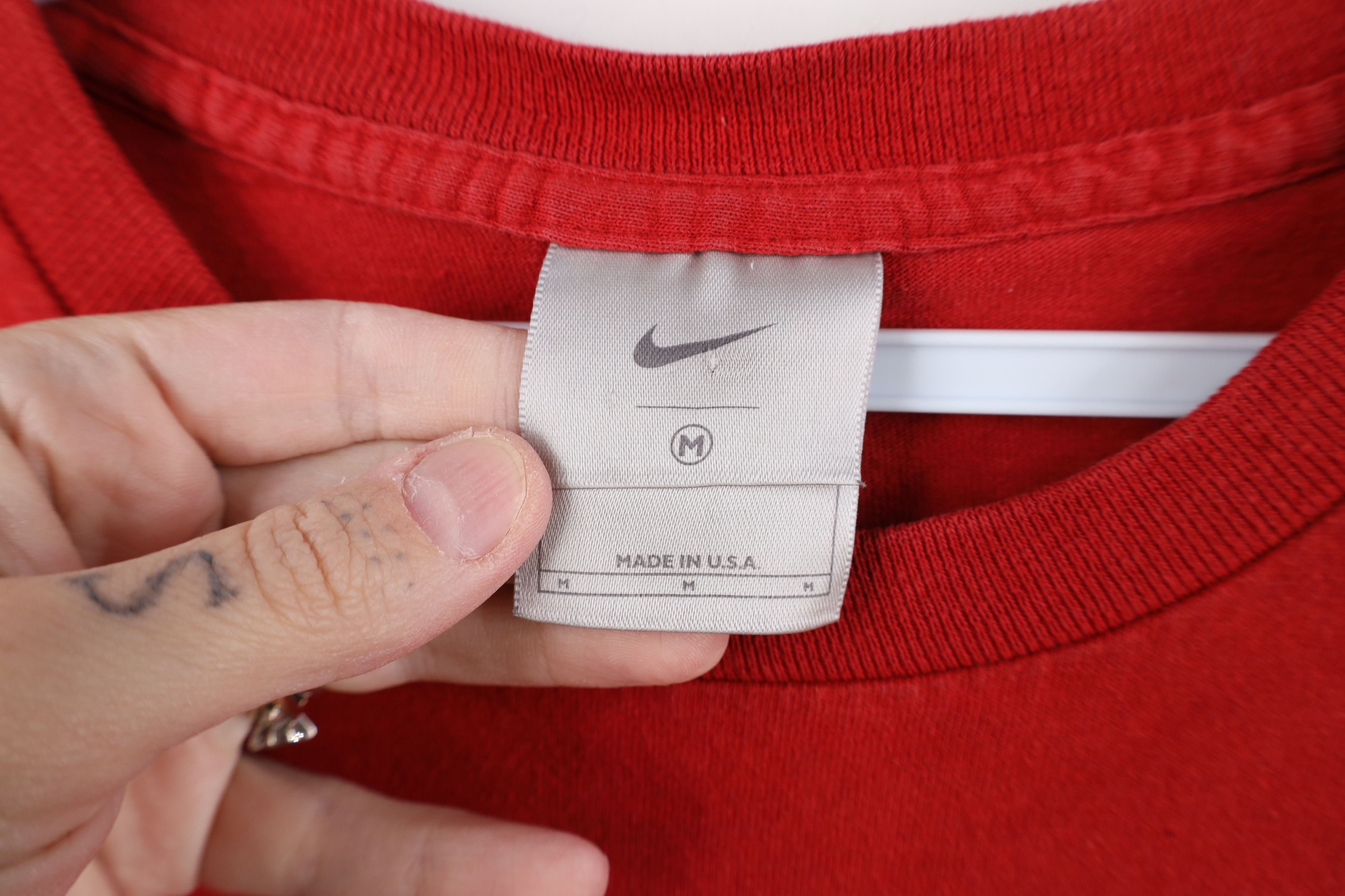 Nike Vintage Nike Travis Scott Mini Center Swoosh T-Shirt USA Size US M / EU 48-50 / 2 - 7 Thumbnail
