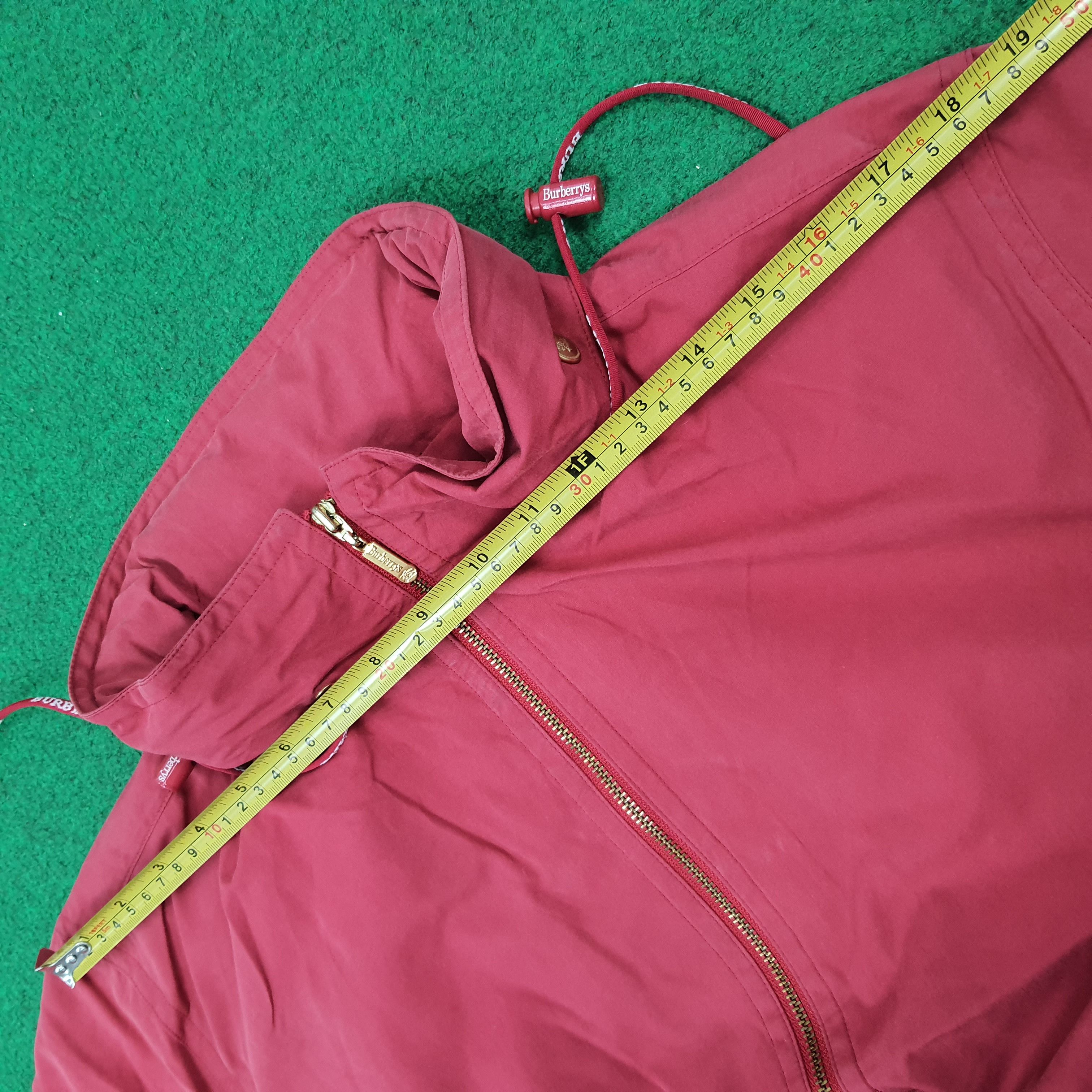 Burberry Vintage Burberry's Red Anorak Custom Logo Jacket C274N5 Size US L / EU 52-54 / 3 - 12 Thumbnail