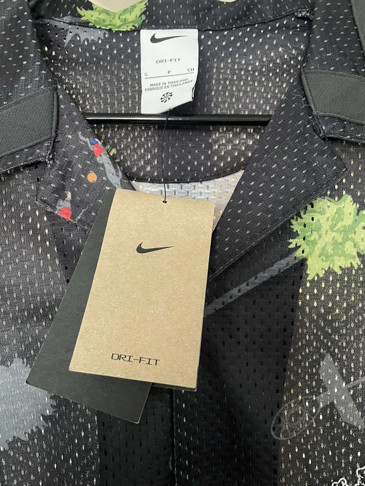 Nike Nike Hoops Island Short Sleeve Button Up Mesh Shirt Size US S / EU 44-46 / 1 - 8 Thumbnail