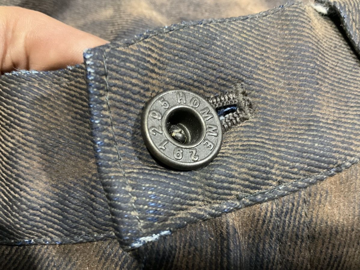 If Six Was Nine 🔥Y2K Archived 291295 Homme Rusty Coated Denim Acid Size US 32 / EU 48 - 14 Thumbnail