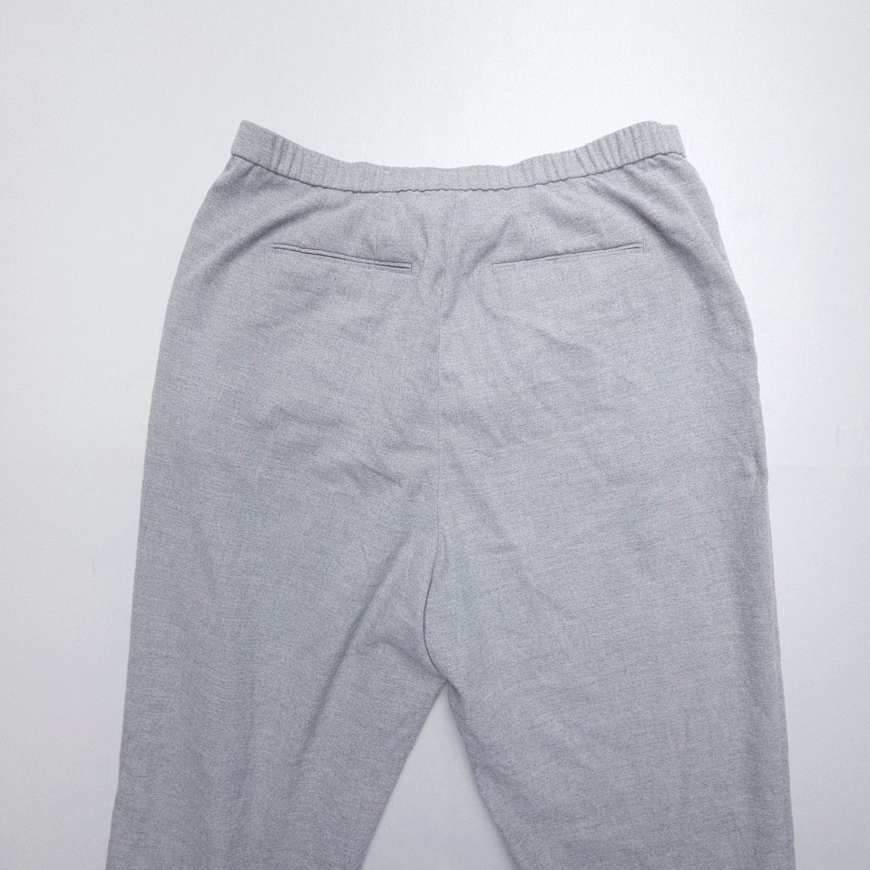 Uniqlo Uniqlo Smart Ankle Pants Womens 2XL Gray High Rise Soft Pleated Career Trouser Size 40" / US 18 - 8 Thumbnail