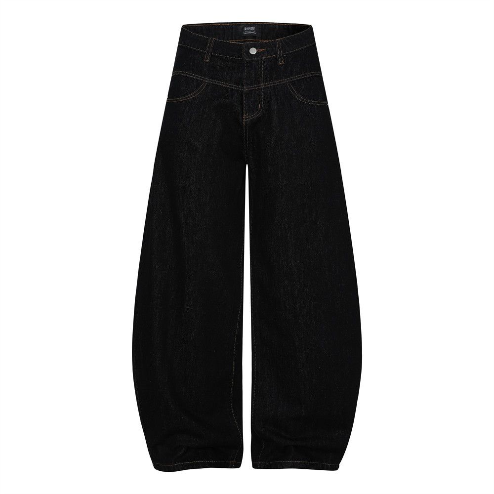 Jean Men's hip-hop loose star-shaped scimitar jeans Size US 32 / EU 48 - 2 Thumbnail