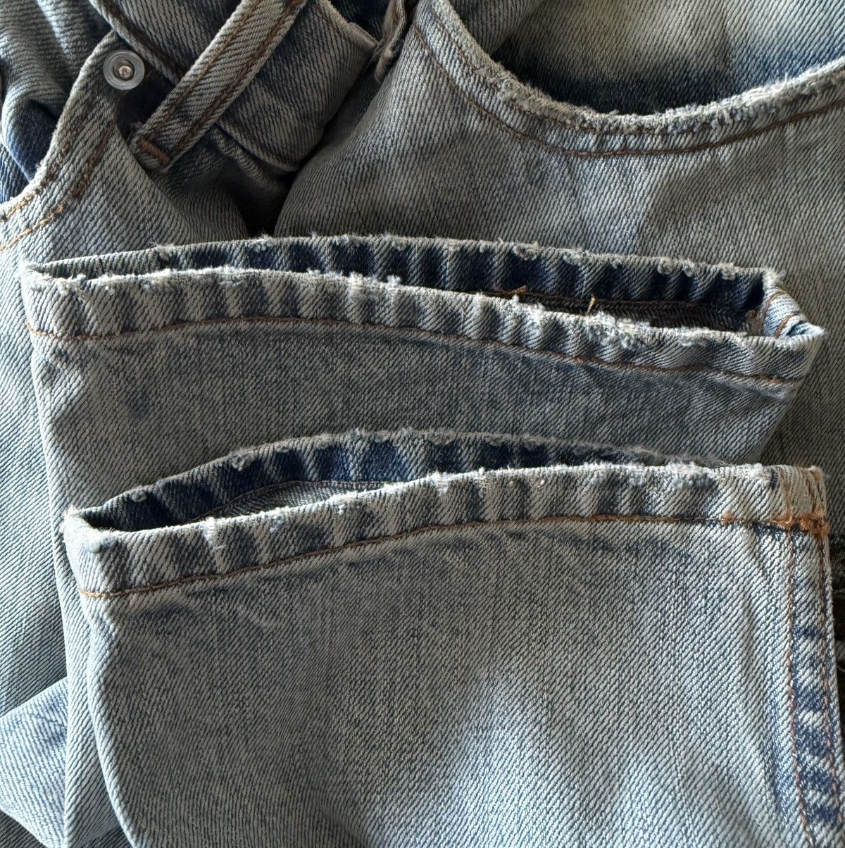 Fear of God × RRR-123 RRR123 x FEAR OF GOD sz 32 Inri He Rose Straight Denim Jeans Size US 32 / EU 48 - 8 Thumbnail