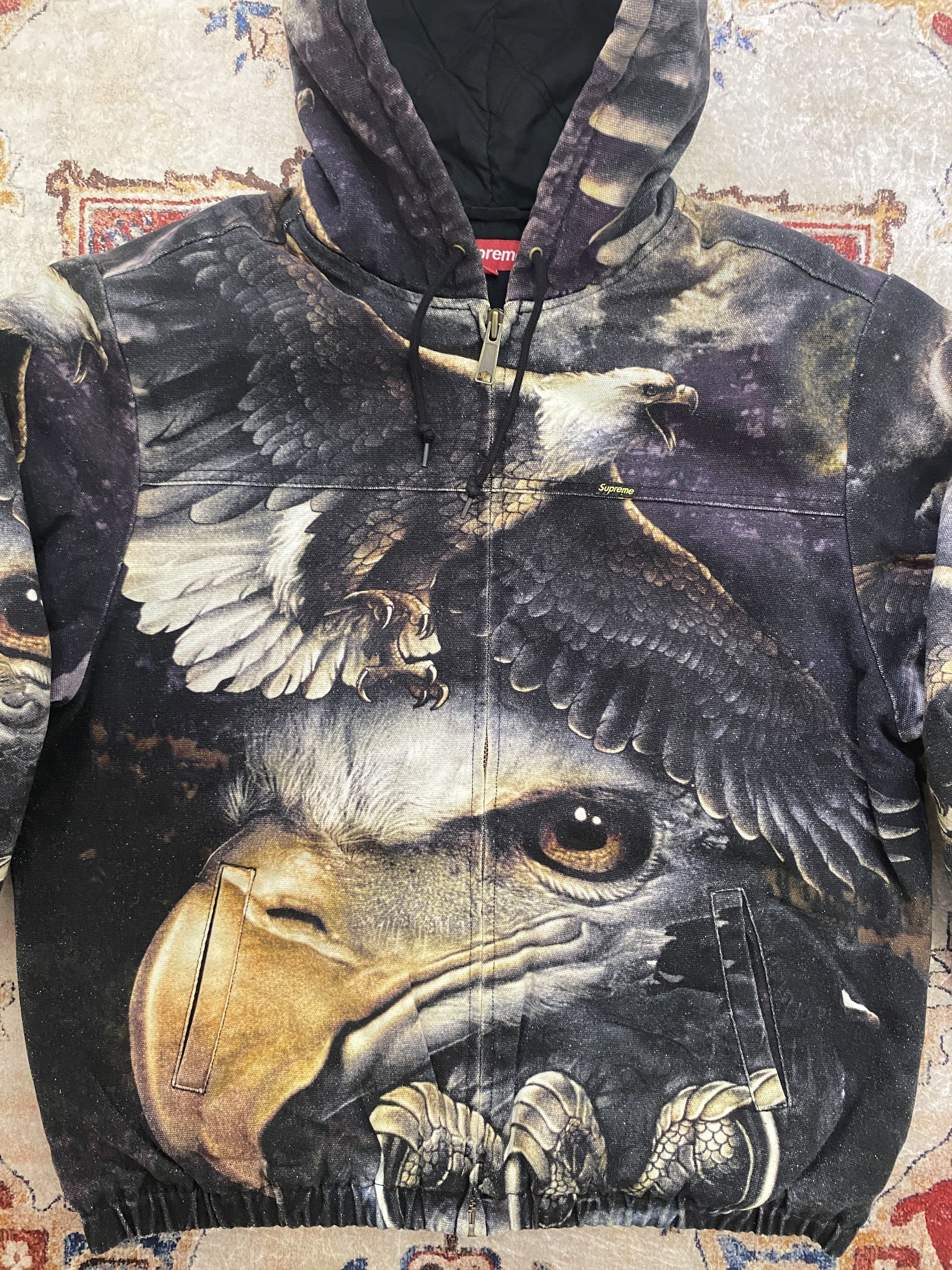 Supreme Supreme Eagle Hooded Work Jacket Size US M / EU 48-50 / 2 - 4 Thumbnail