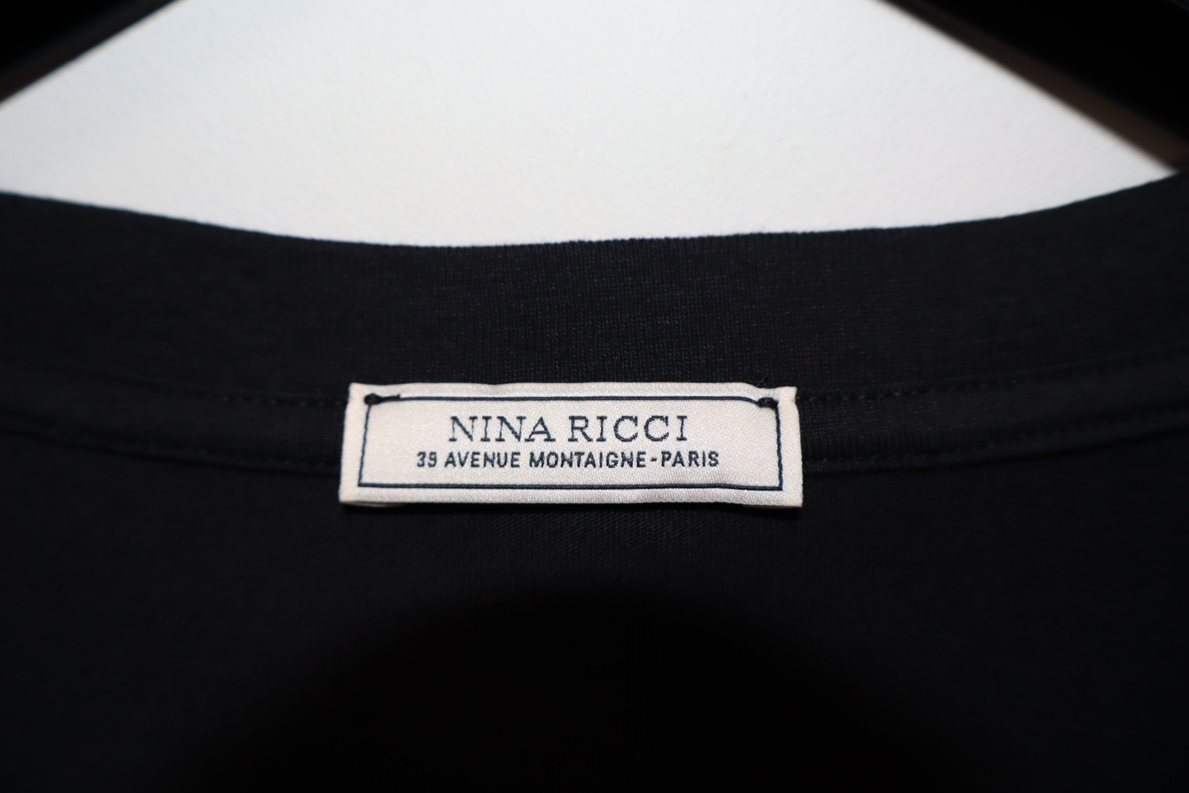 Nina Ricci Embroidered logo t-shirt Size L / US 10 / IT 46 - 3 Thumbnail