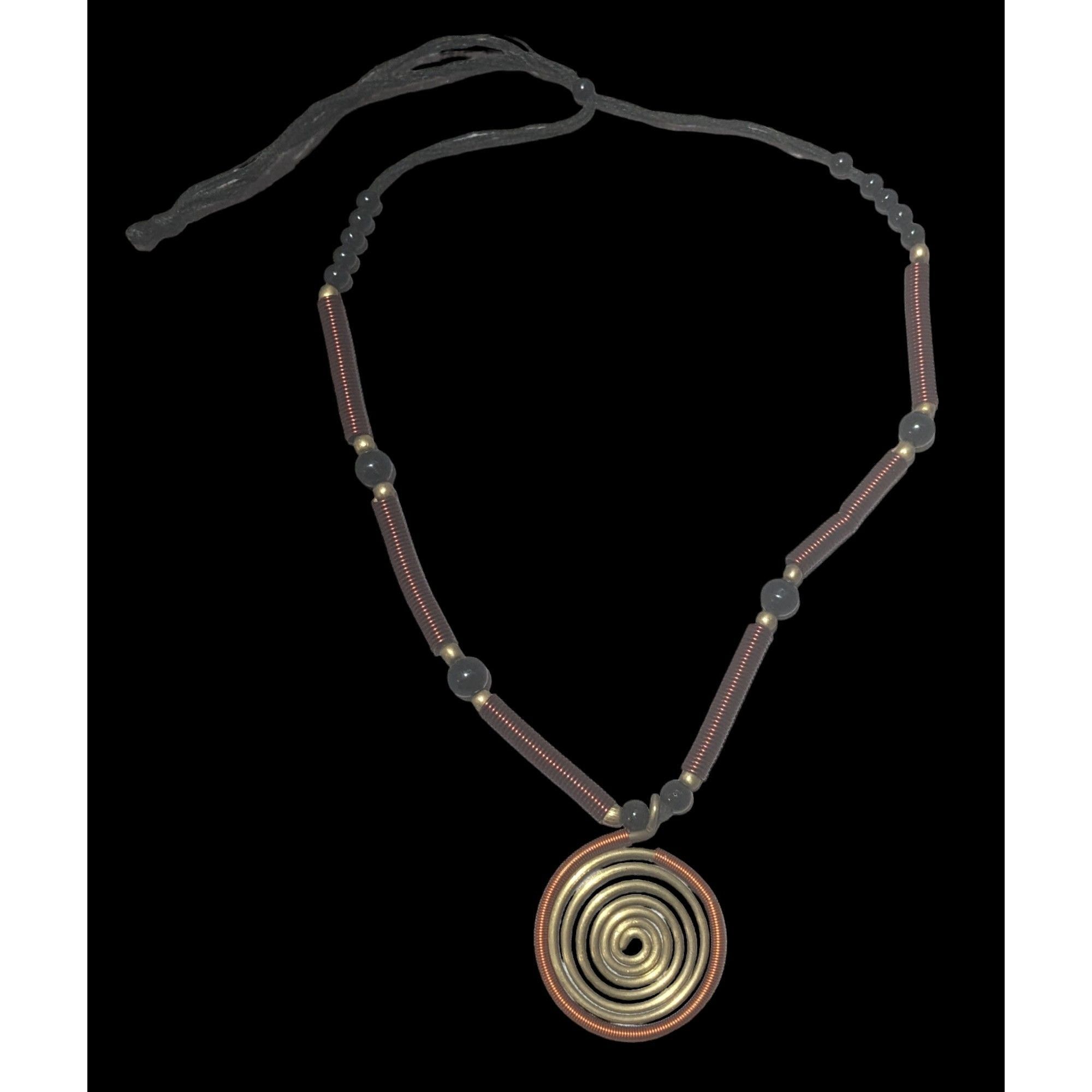 Other Vintage Handmade Wire Wrap Coil Necklace Size ONE SIZE - 5 Thumbnail