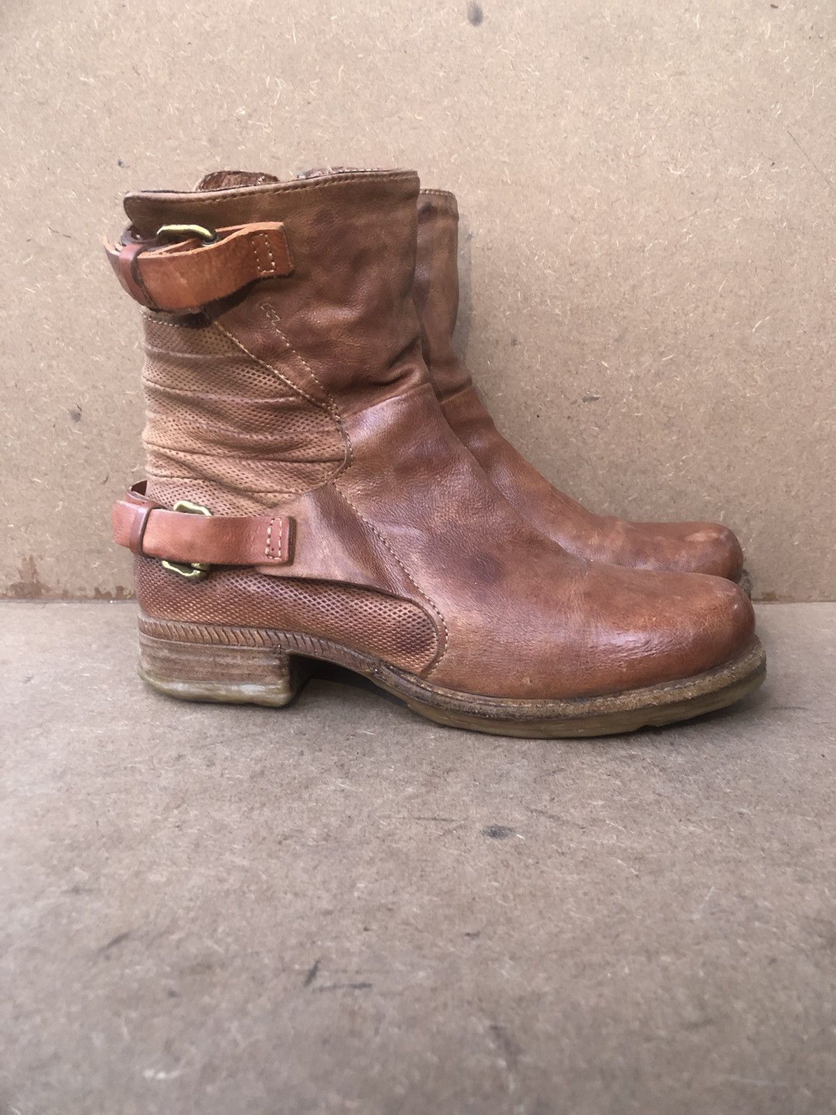 A.S.98 A.S 98 Brown Calfskin Leather Women’s Boots Size 37 Size US 6.5 / IT 36.5 - 3 Thumbnail