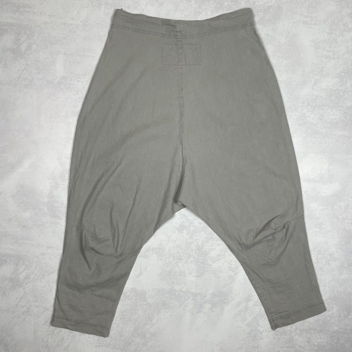 Rundholz Rundholz Black Label Linen Low Crotch Harem Cropped Pants Size 28" / US 6 / IT 42 - 4 Thumbnail