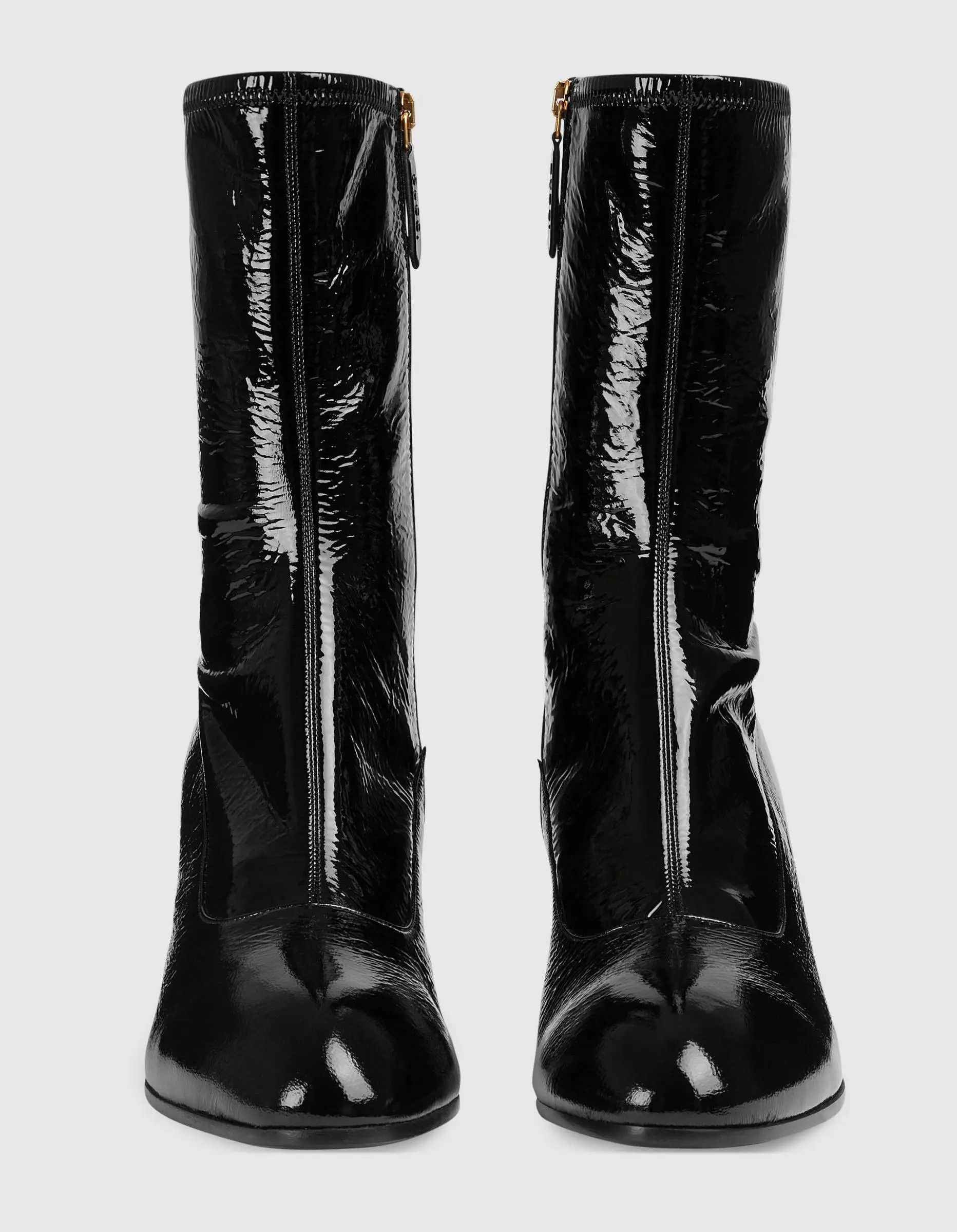 Gucci HOLYGRAIL GUCCI FETISH PUNK PRYNTIL PATENT LEATHER BOOTS Size US 13 / EU 46 - 1 Thumbnail