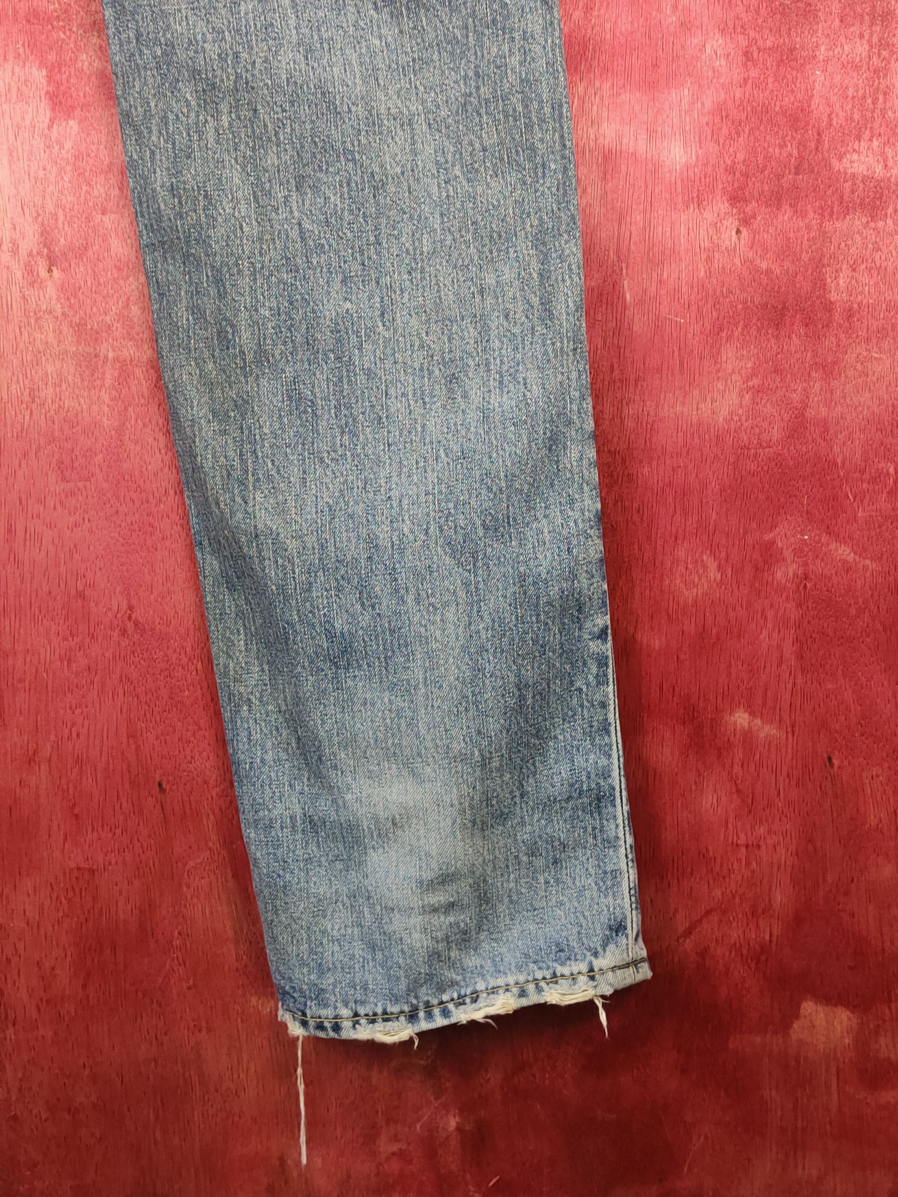 Levi's 502 Levi's Blue Distressed Ripped Jeans #S1639 Size US 31 - 13 Thumbnail