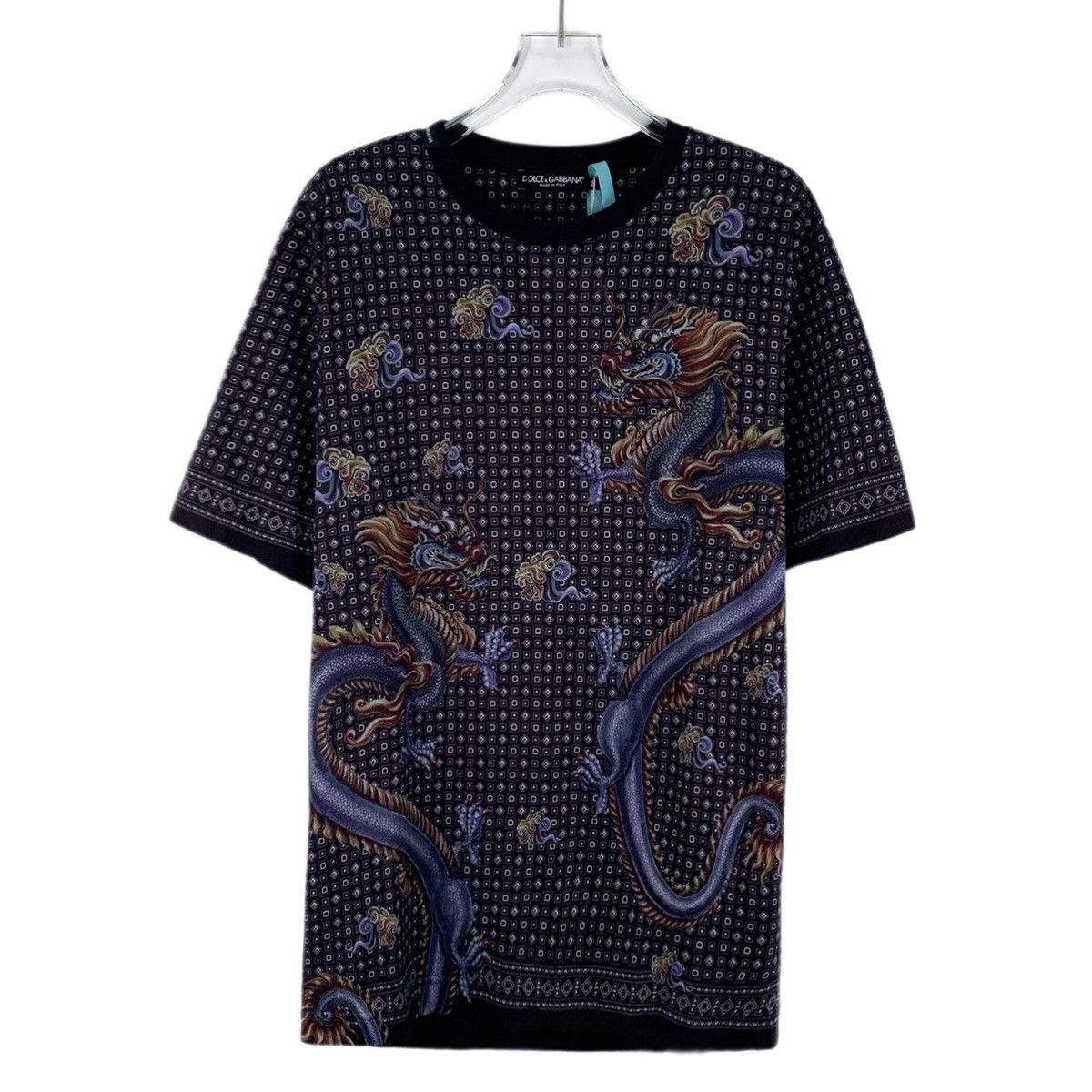 Dolce & Gabbana Dolce & Gabbana Dragon Print Short Sleeve T-Shirt K26WX Size US S / EU 44-46 / 1 - 1 Thumbnail