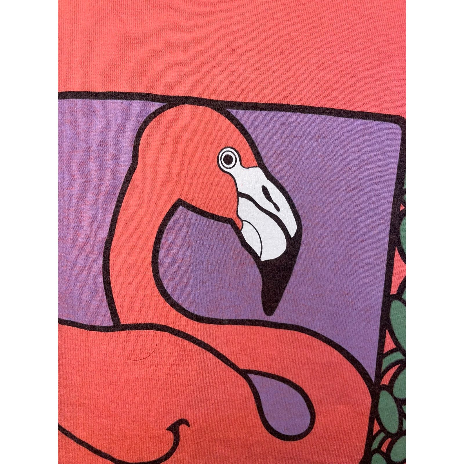 Fruit Of The Loom 1990s Mainsail Arts Festival Art Florida Flamingo Shirt L Size US L / EU 52-54 / 3 - 3 Thumbnail