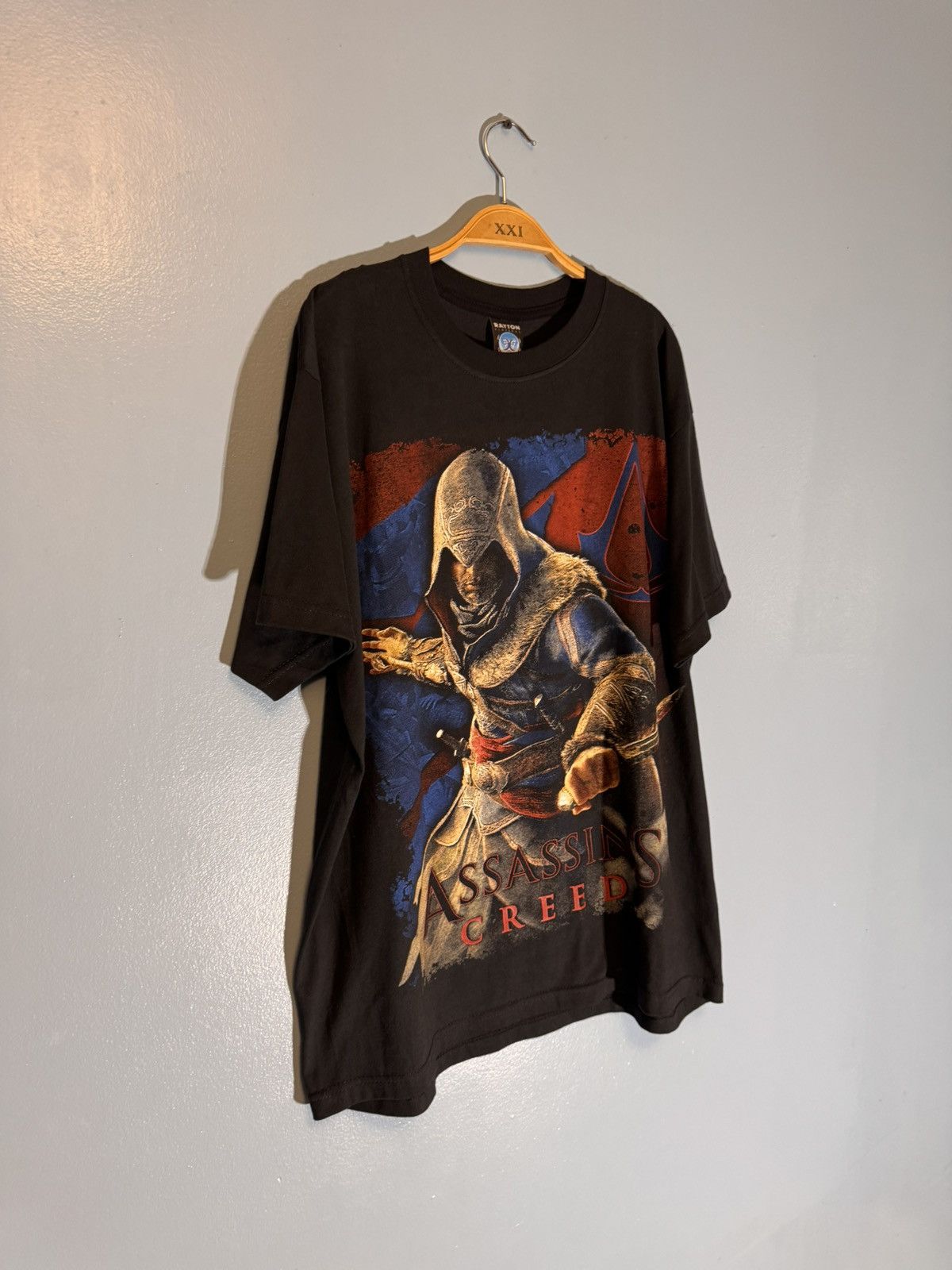 Vintage Assassin's Creed Game T-shirt Size US XL / EU 56 / 4 - 2 Thumbnail