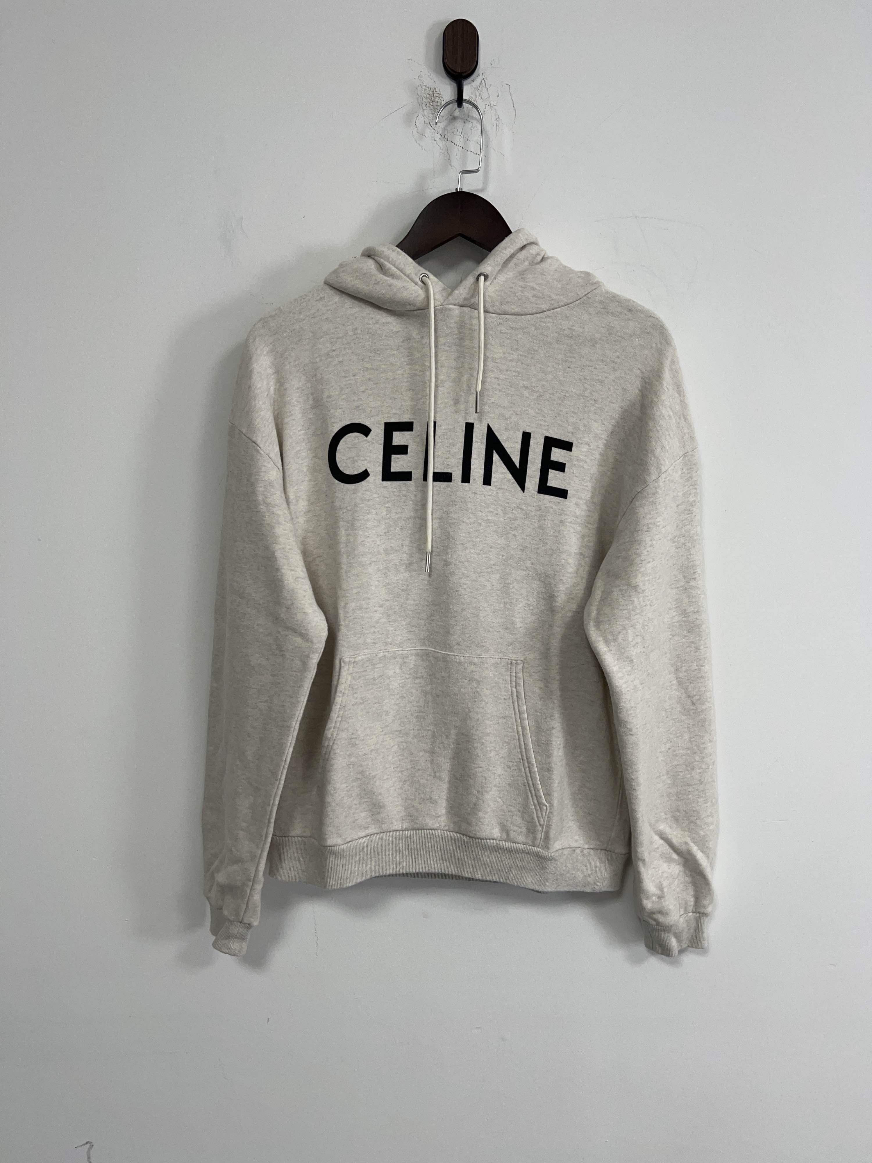 Celine CELINE Logo Print Hoodie Size S Size US S / EU 44-46 / 1 - 1 Thumbnail