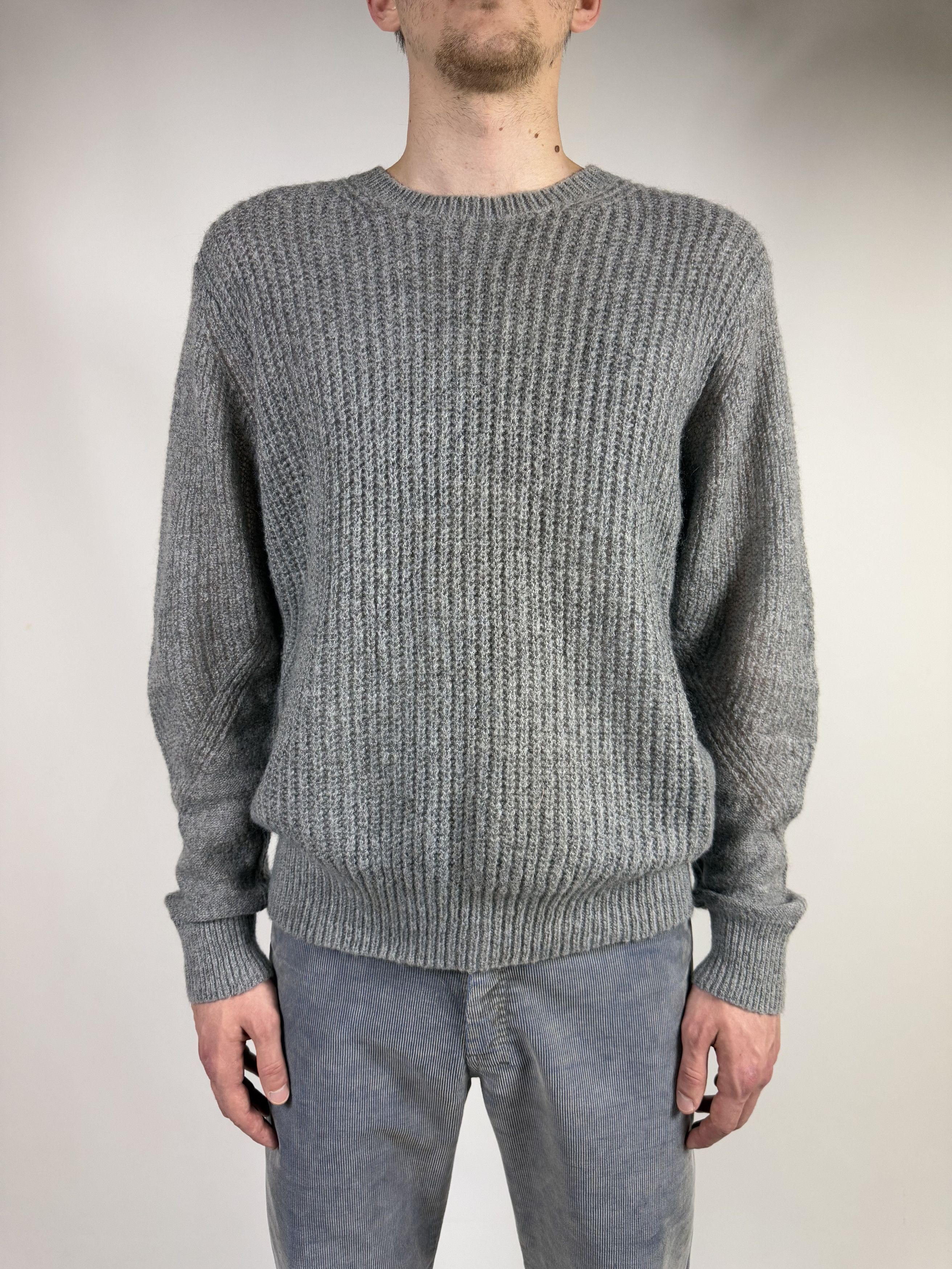 Allsaints Allsaints Montall Crew Mesh Mohair Sweater Size US L / EU 52-54 / 3 - 2 Thumbnail