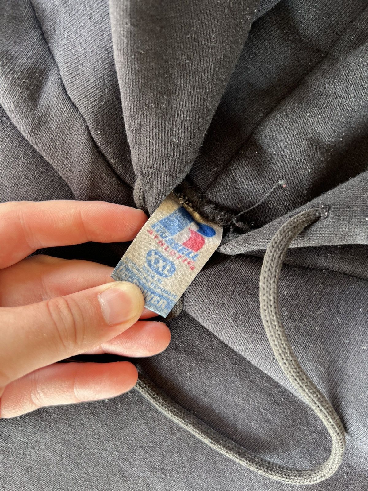 Russell Athletic Vintage 2000’s Essential Black Russell Sweatshirt Hoodie Size US XL / EU 56 / 4 - 3 Thumbnail