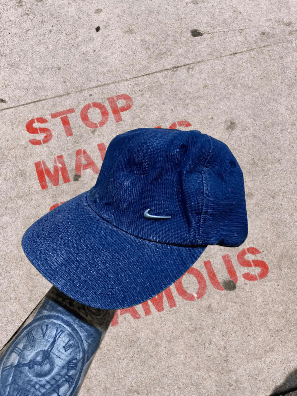Nike 🔥🔥 90s Nike Cap Hat Size ONE SIZE - 1 Thumbnail