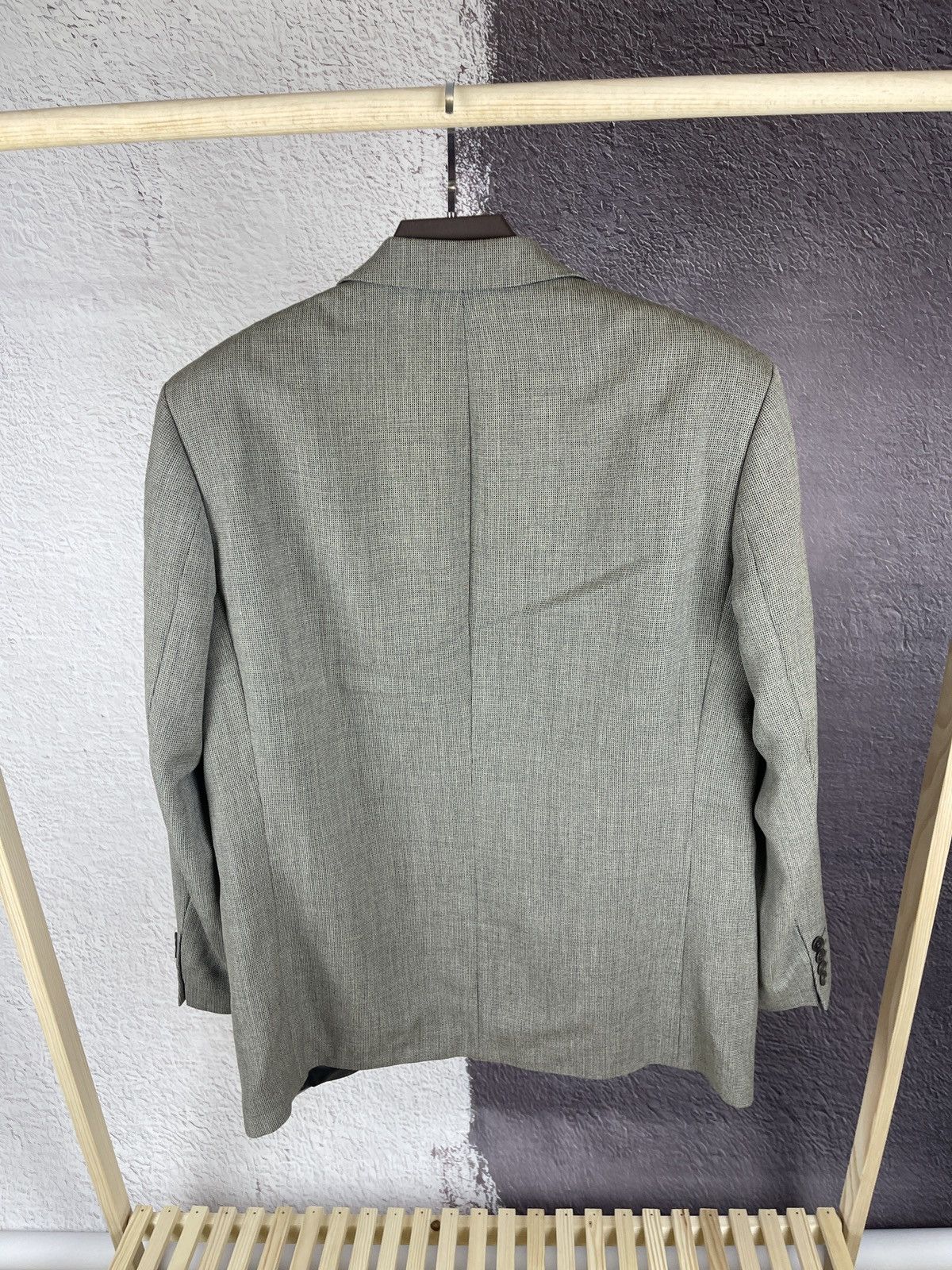 Vintage Yves Saint Laurent pour homme grey 3 button blazer Size 44R - 10 Thumbnail