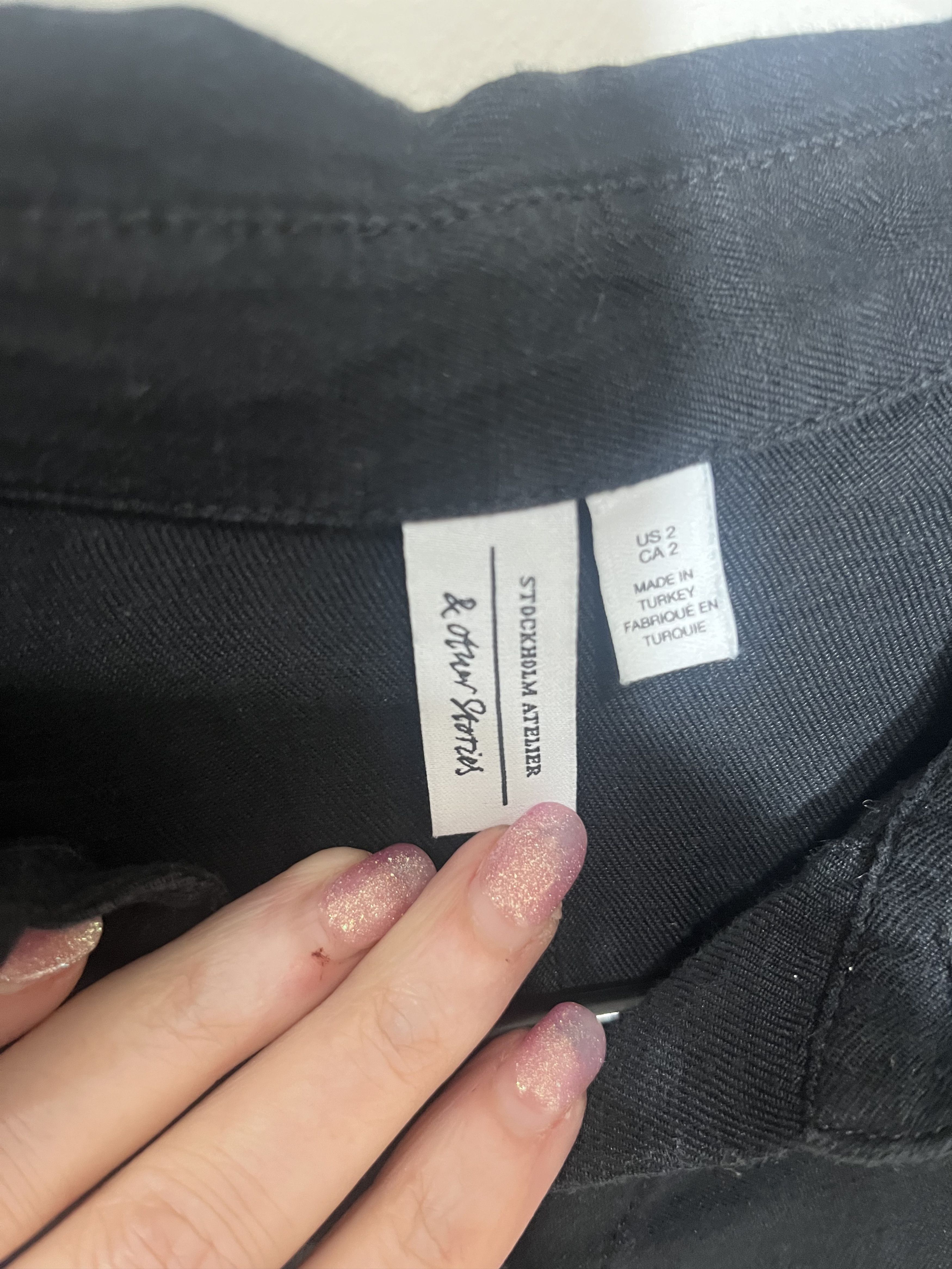 & Other Stories & Other Stories Black Linen Cupro Blend Maxi Dress Size 2 Size XS / US 0-2 / IT 36-38 - 7 Thumbnail