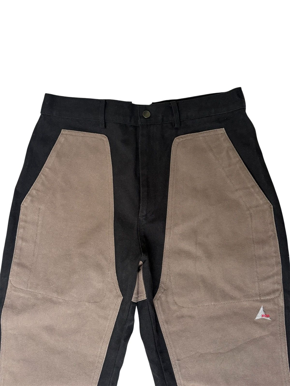 ROA (RARE) ROA Fomes Double Knee Washed Canvas Pant Black/Grey Size US 32 / EU 48 - 7 Thumbnail