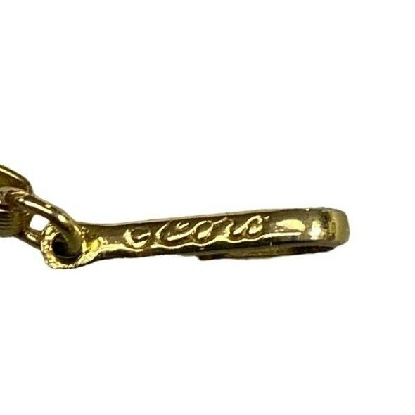 Other Vintage Signed CORO Gold tone Leaf Hook Necklace Choker 17" Size ONE SIZE - 4 Thumbnail