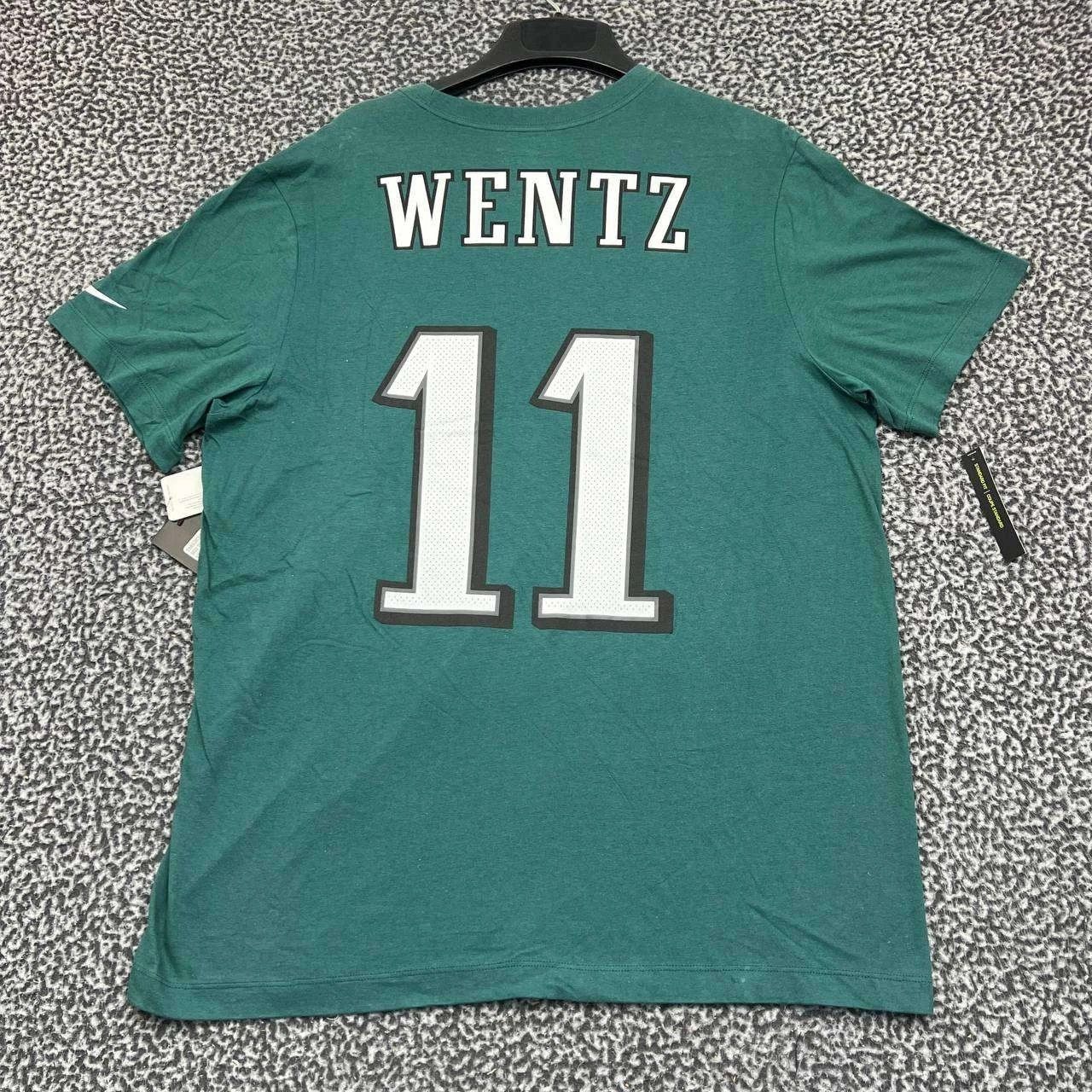 Nike Nike Shirt Men Philadelphia Eagles Wentz #11 Cotton New L Size US L / EU 52-54 / 3 - 2 Thumbnail