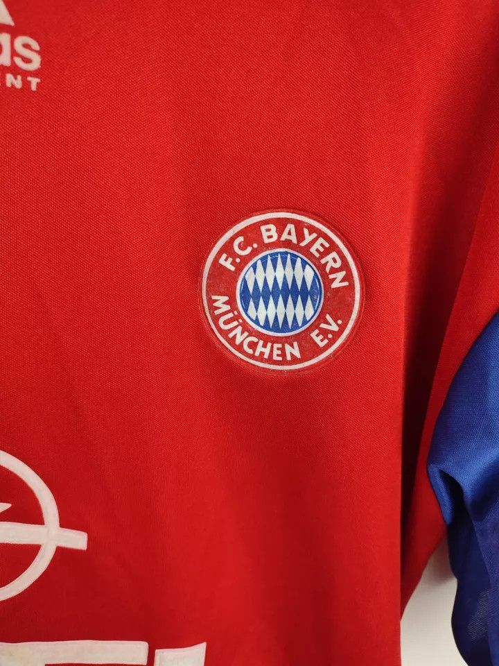 Vintage 1993 / 1995 Bayern Munich Home FOOTBALL Kit SHIRT SOCCER Size US M / EU 48-50 / 2 - 6 Thumbnail