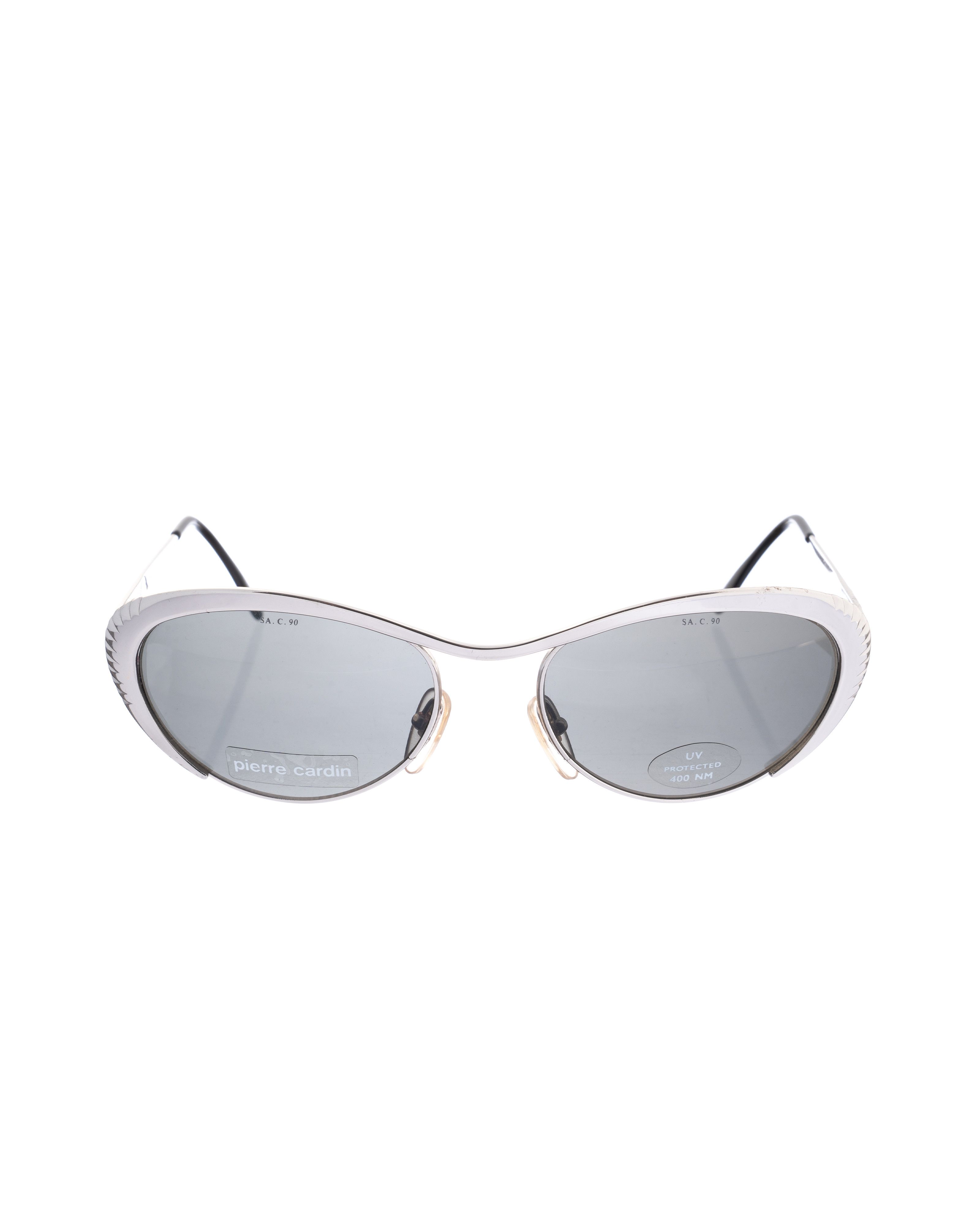 Pierre Cardin Pierre Cardin 00s Silver Cat Eye Sunglasses Size ONE SIZE - 1 Thumbnail