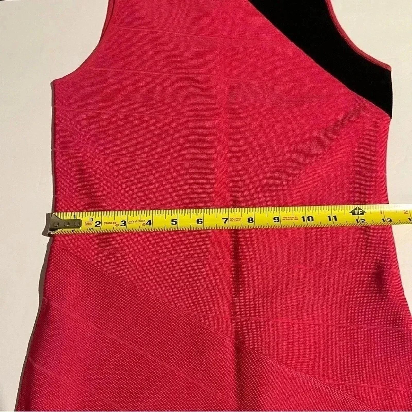 Armani Exchange Armani Exchange Fitted Hot Pink Dress Bodycon Knit Bandage Size S / US 4 / IT 40 - 7 Thumbnail