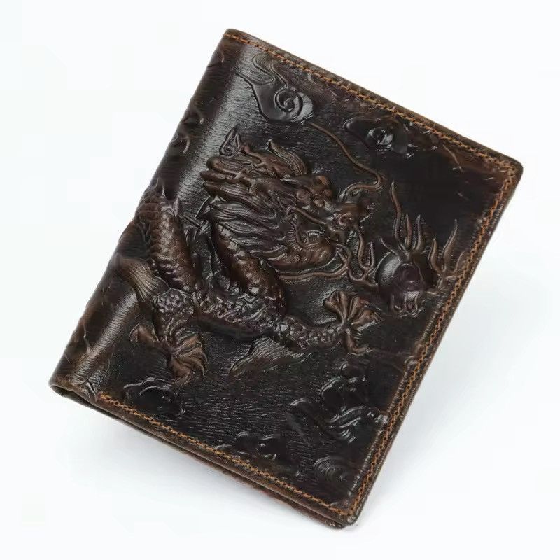 Vintage Dragon Vintage Retro PU Leather Wallet Size ONE SIZE - 6 Thumbnail