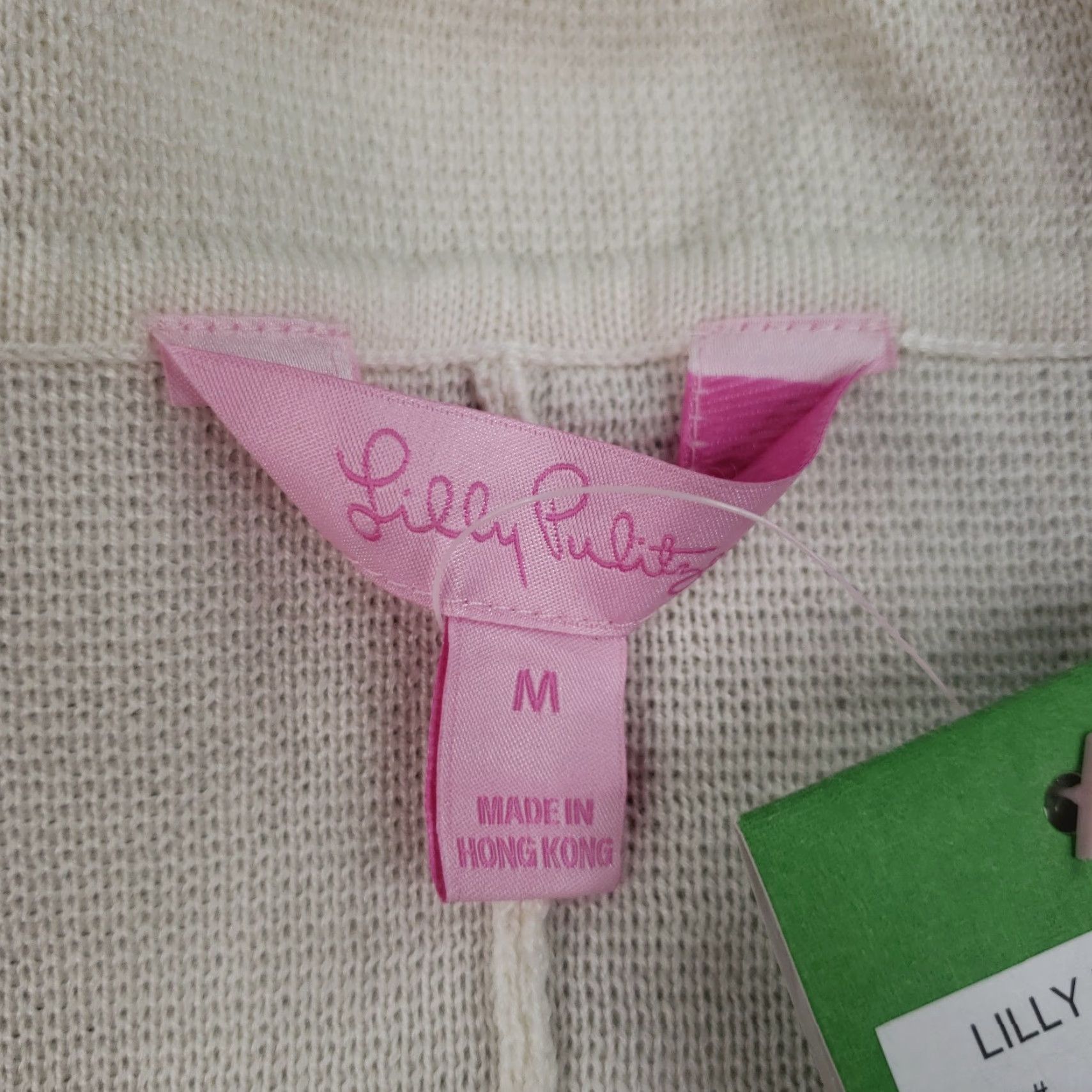 Lilly Pulitzer Lilly Pulitzer Collier Sweater Jacket Womens Medium Antique White Button Pocket Size M / US 6-8 / IT 42-44 - 5 Thumbnail