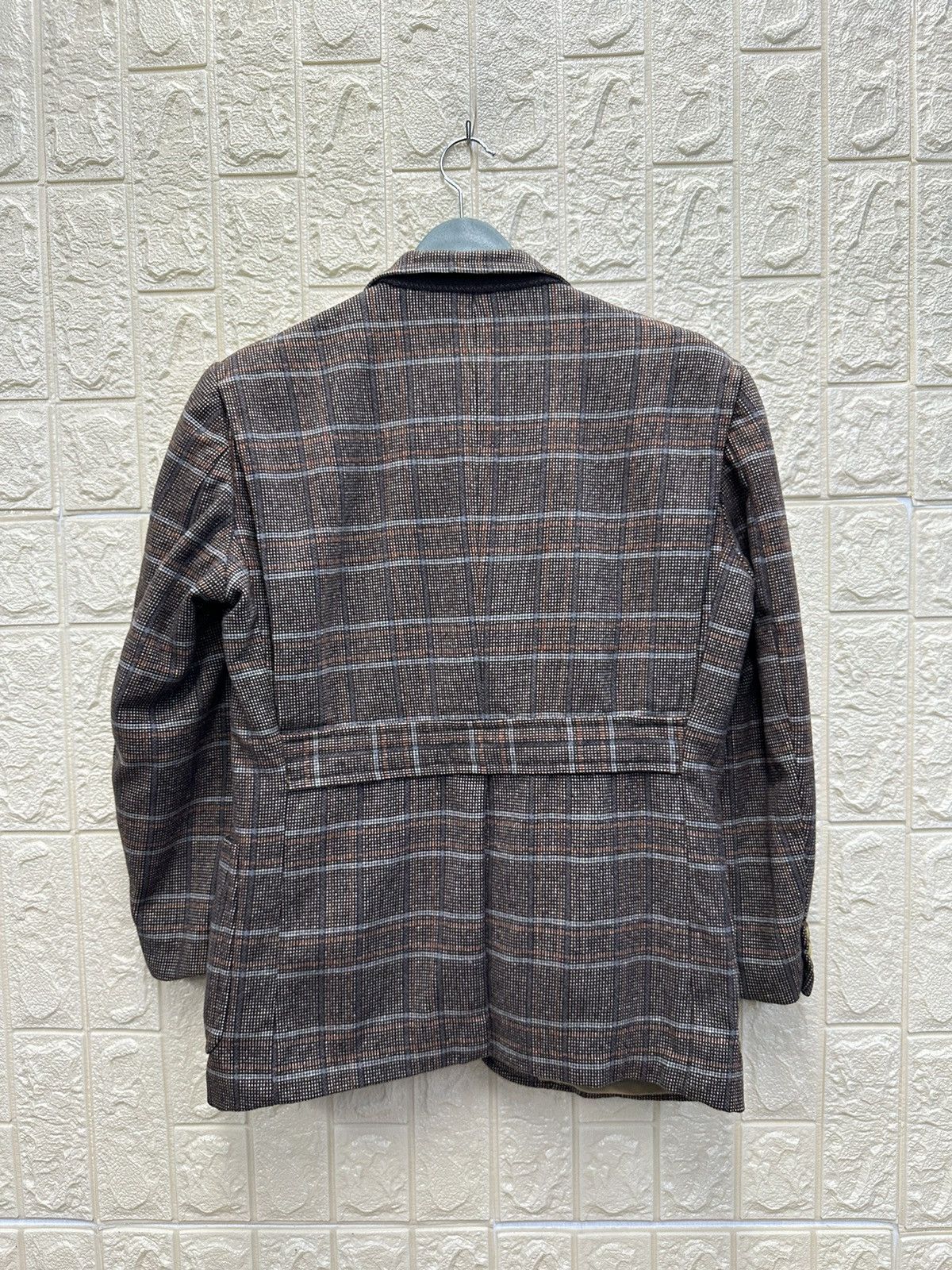Vintage Vintage Pineapple Wool Blazer Jacket MJ92 Size 36S - 3 Thumbnail
