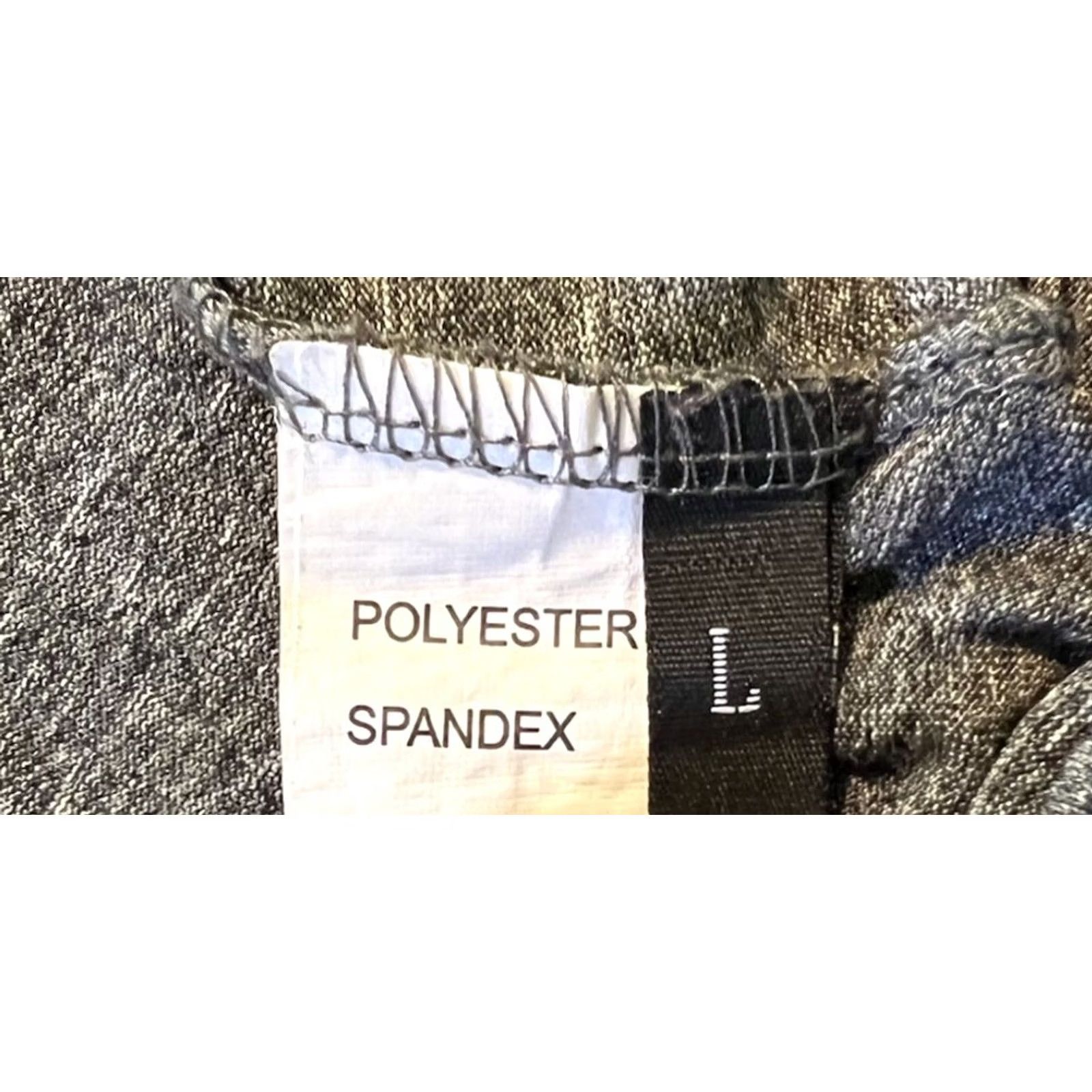 Vintage Victoria's Secret PINK Leggings Womens L Gray Cut Out Se... Size 36" / US 14 / IT 50 - 4 Thumbnail