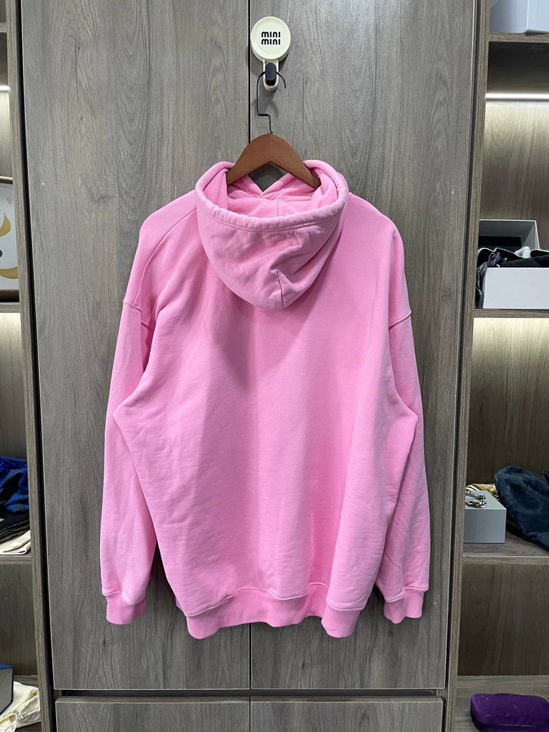 Balenciaga Balenciaga Pink Embroidered Hoodie Size US XS / EU 42 / 0 - 6 Thumbnail
