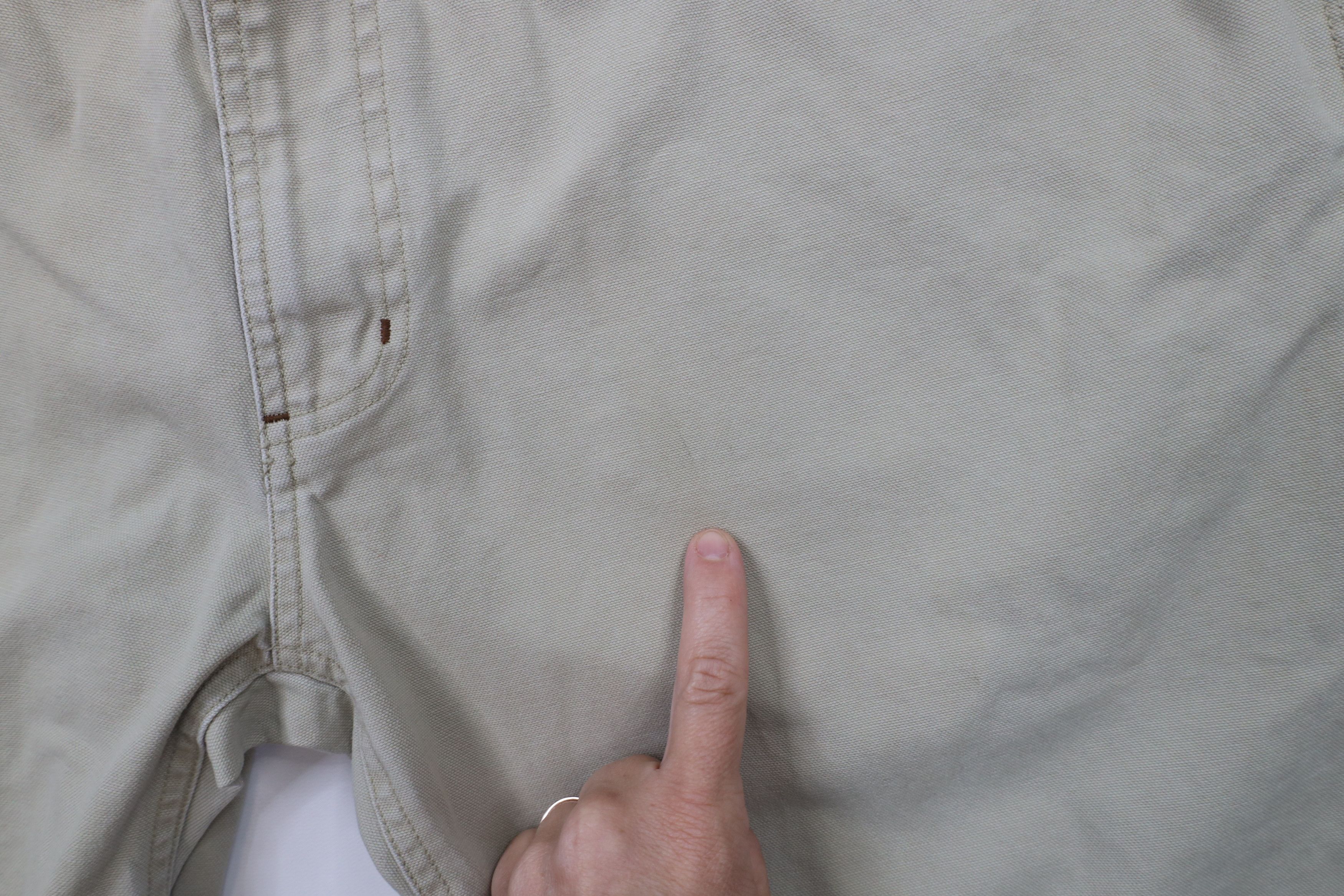 Timberland × Vintage Vintage Timberland Spell Out Wide Leg Canvas Carpenter Pants Size US 38 / EU 54 - 7 Thumbnail