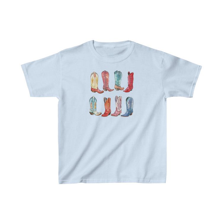 Other Blue Cowboy Boots Print Baby Tee Size S / US 4 / IT 40 - 1 Thumbnail