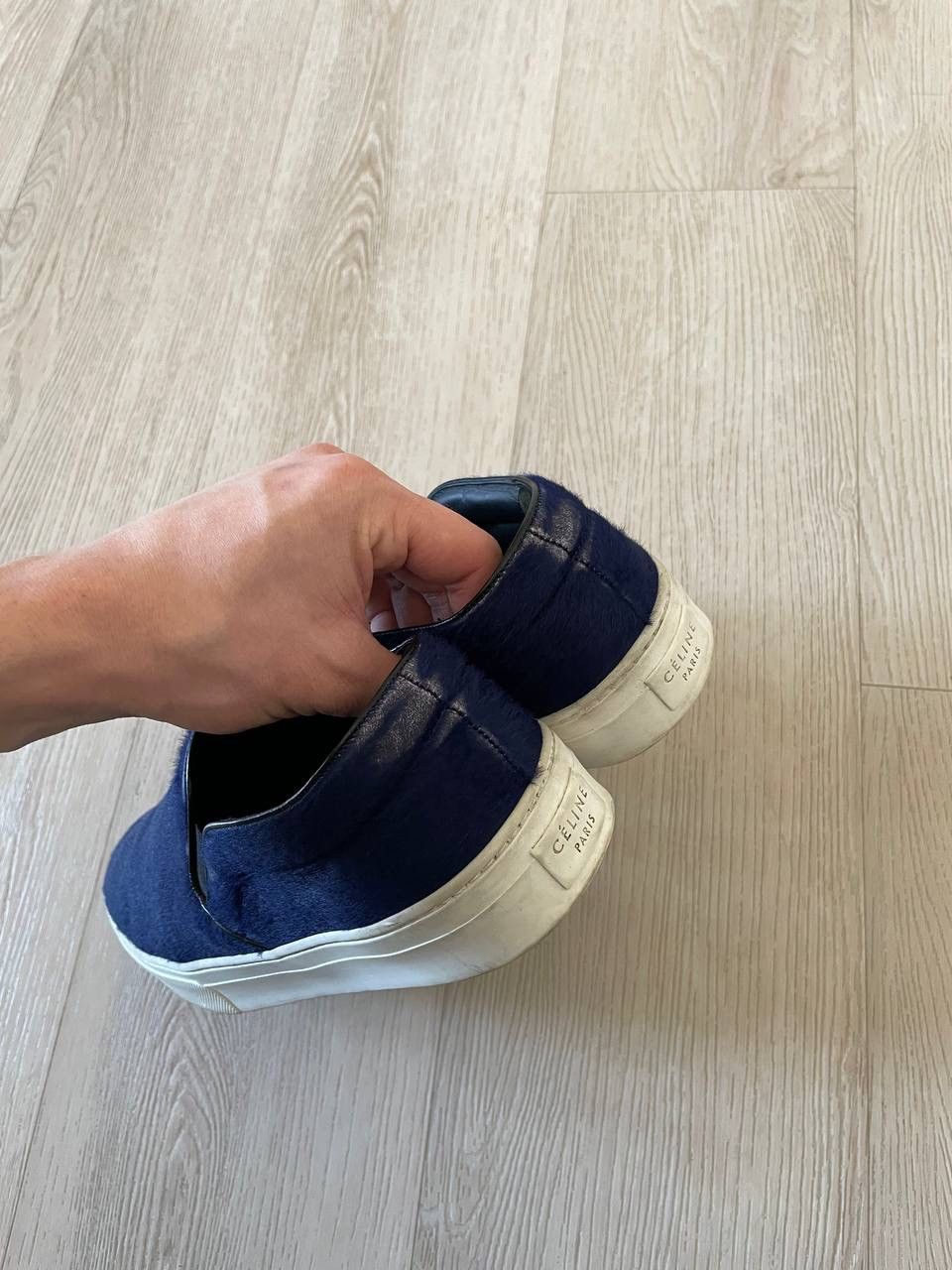 Celine Celine Paris Blue Pony Shoes Size US 8 / EU 41 - 5 Thumbnail