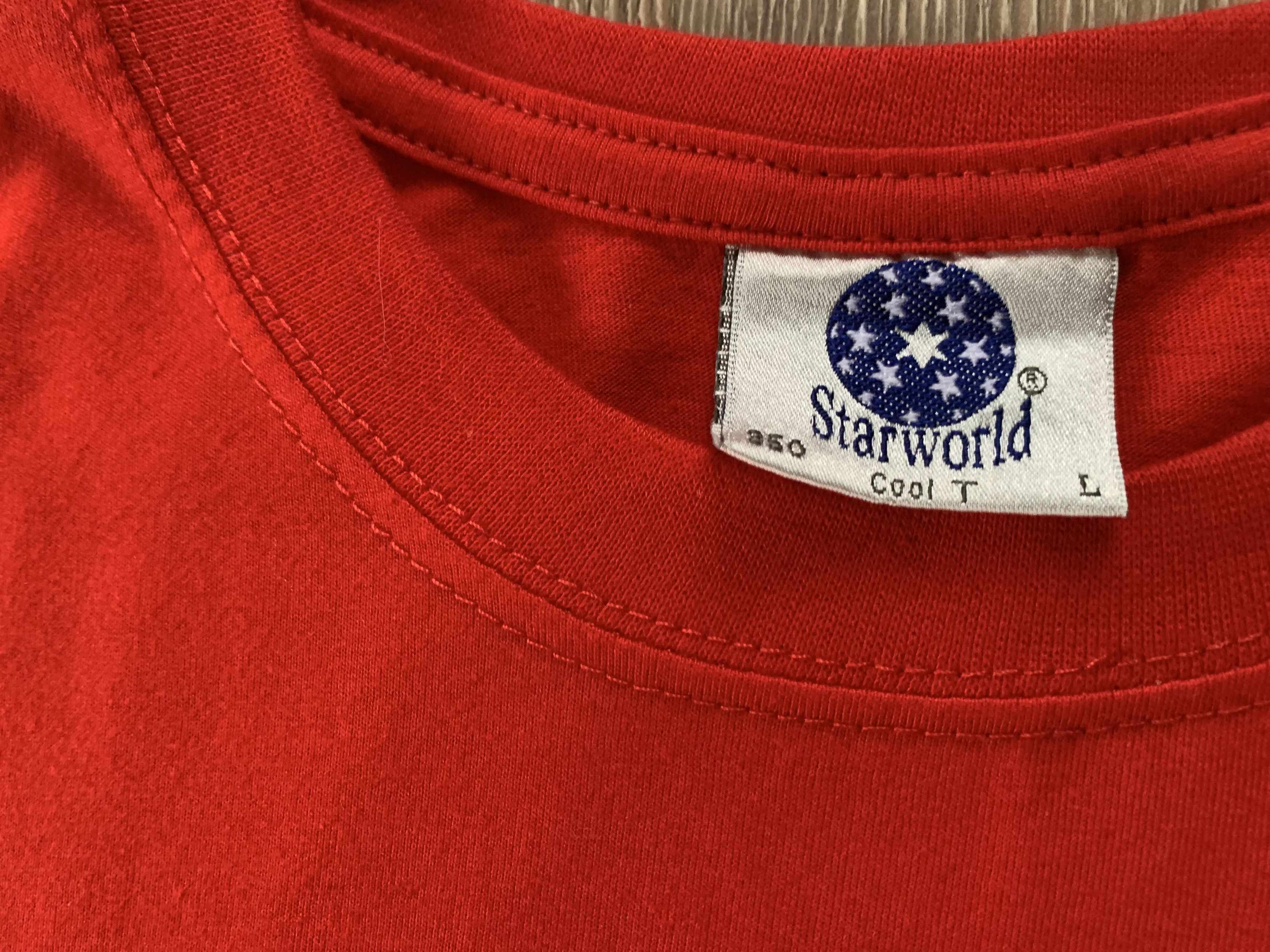 Vintage Vintage Starworld Printed Long Sleeve Size US L / EU 52-54 / 3 - 7 Thumbnail