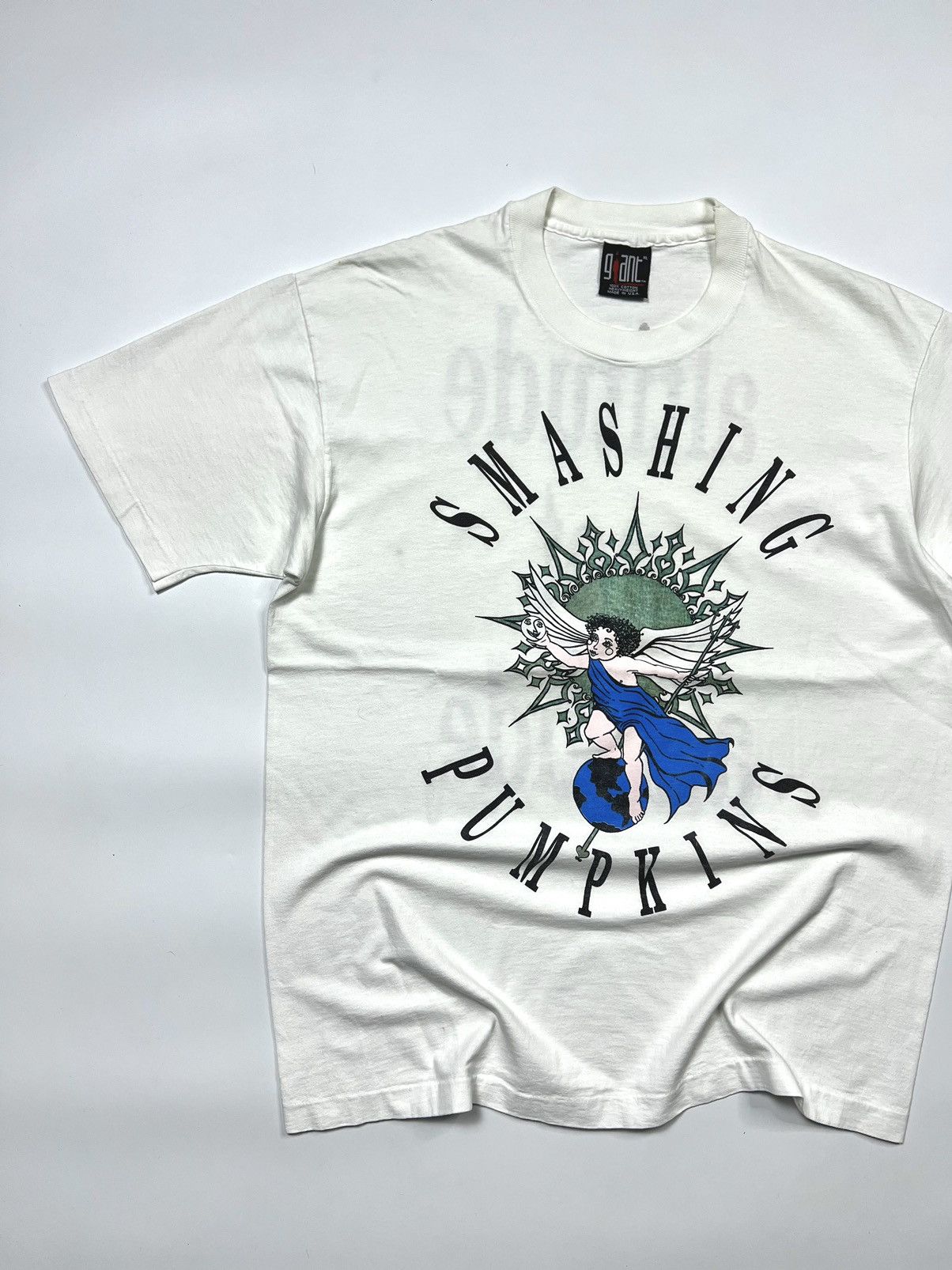 Band Tees × Rock T Shirt × Vintage RARE Vintage 90s Smashing 
