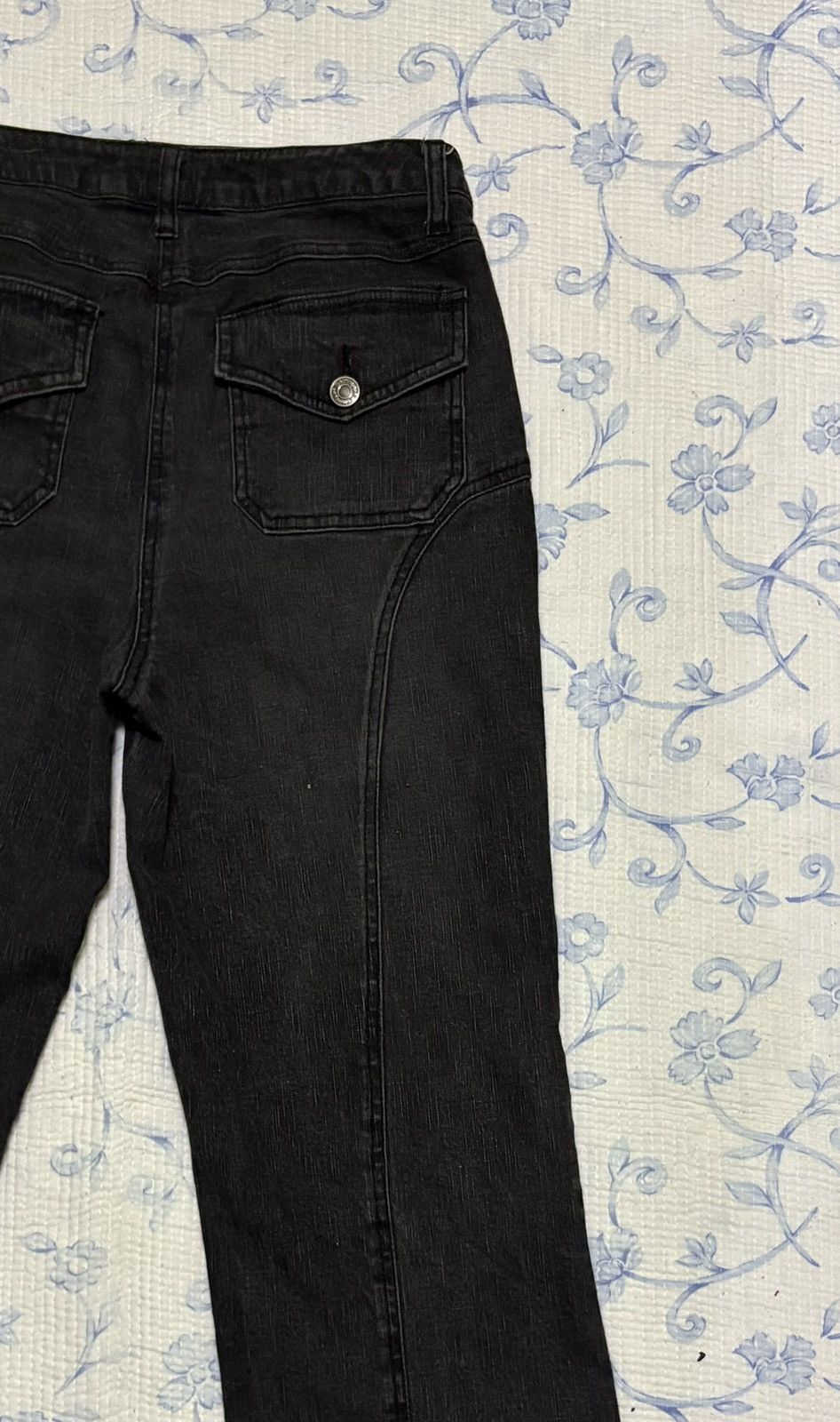 Other Metro Style Streetwear Flared Denim Jeans Size US 30 / EU 46 - 13 Thumbnail